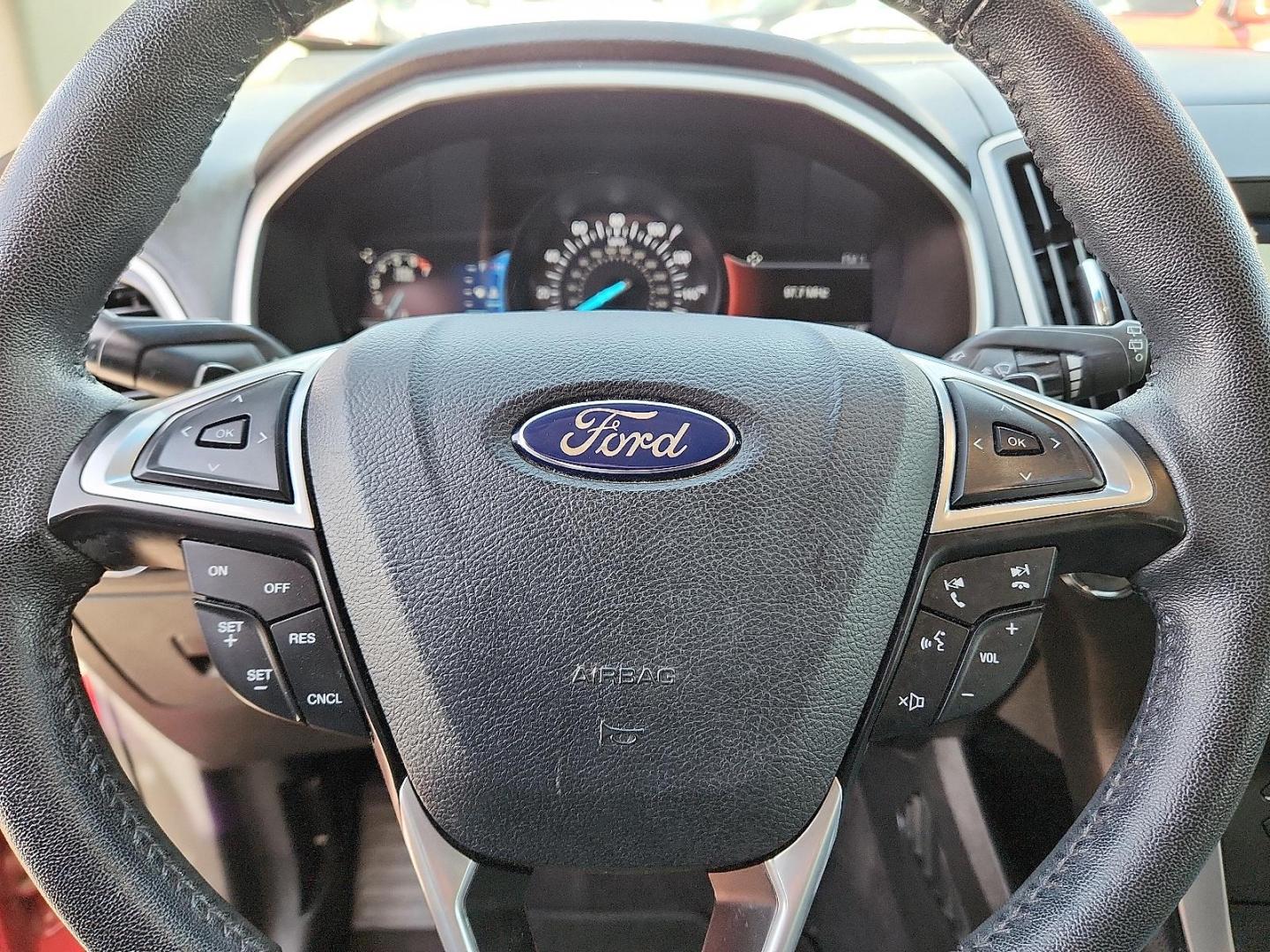 2016 RED /Dune - DD Ford Edge SEL (2FMPK3J97GB) with an EcoBoost 2L I-4 gasoline direct injection, DOHC, variable valve control, intercooled turbo, premium unleaded, engine with 245HP engine, located at 4110 Avenue Q, Lubbock, 79412, 33.556553, -101.855820 - Photo#11