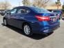 2018 BLUE /Charcoal - G Nissan Sentra SV (3N1AB7AP9JY) with an 1.8L I-4 DOHC, variable valve control, regular unleaded, engine with 124HP engine, located at 4110 Avenue Q, Lubbock, 79412, 33.556553, -101.855820 - Photo#2