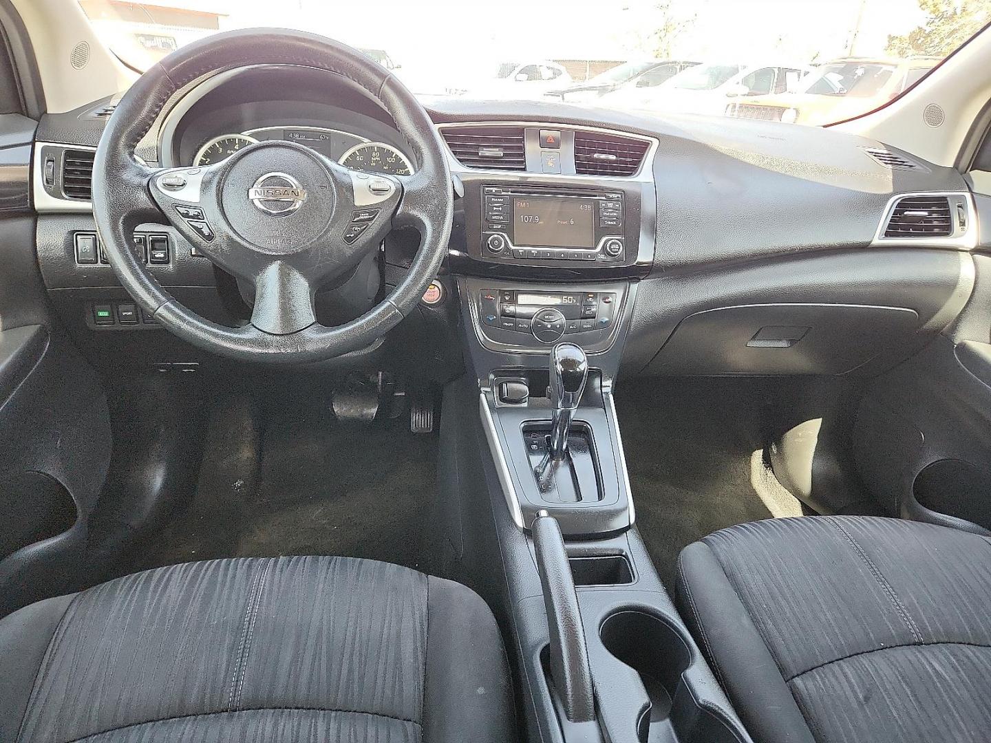 2018 BLUE /Charcoal - G Nissan Sentra SV (3N1AB7AP9JY) with an 1.8L I-4 DOHC, variable valve control, regular unleaded, engine with 124HP engine, located at 4110 Avenue Q, Lubbock, 79412, 33.556553, -101.855820 - Photo#6