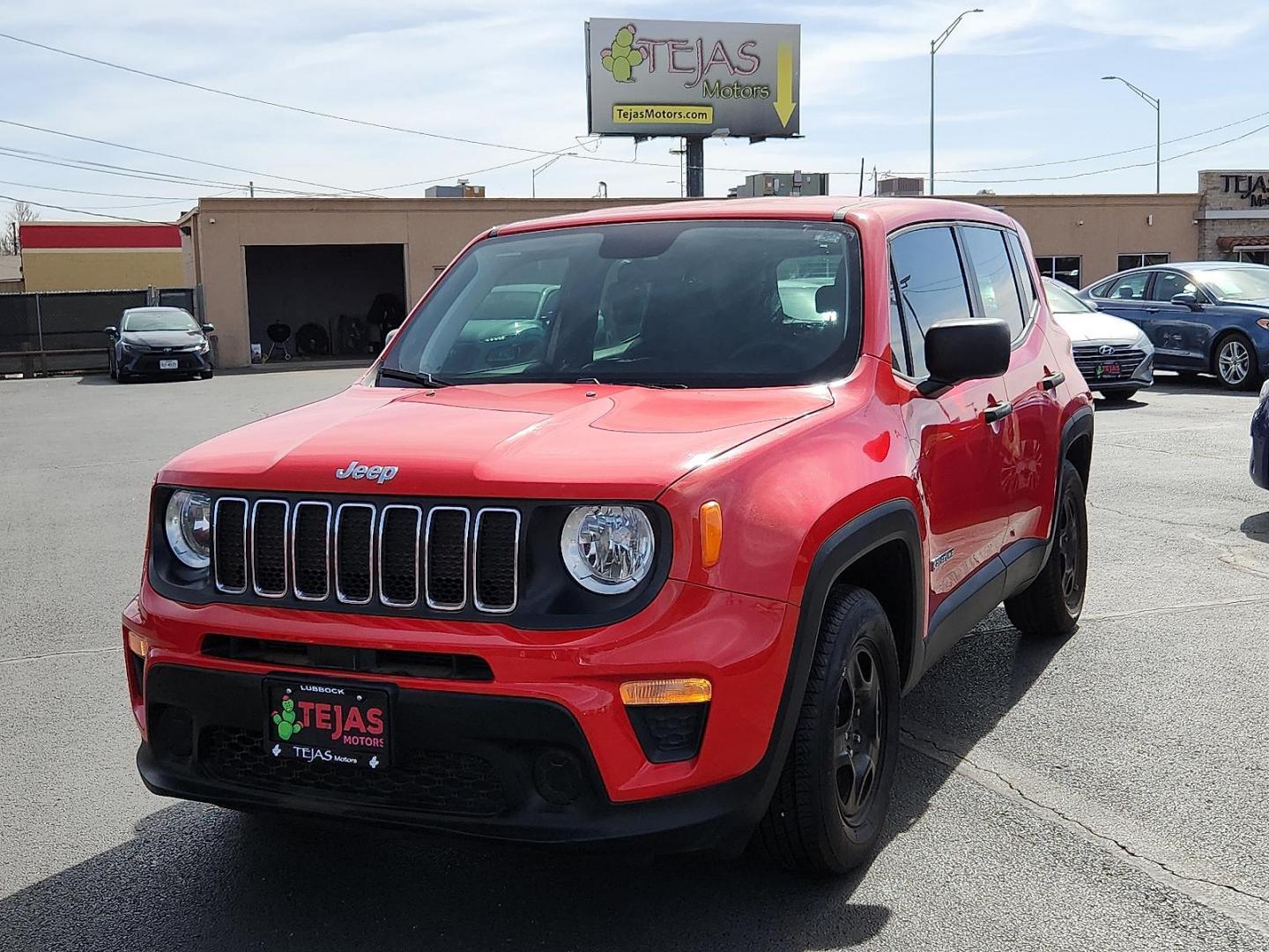 2019 RED /Black - X9 Jeep Renegade Sport FWD (ZACNJAAB6KP) with an Tigershark MultiAir 2.4L I-4 variable valve control, regular unleaded, engine with 180HP engine, located at 4110 Avenue Q, Lubbock, 79412, 33.556553, -101.855820 - 03/17/2026 KEY IN ENVELOPE GOD - Photo#1