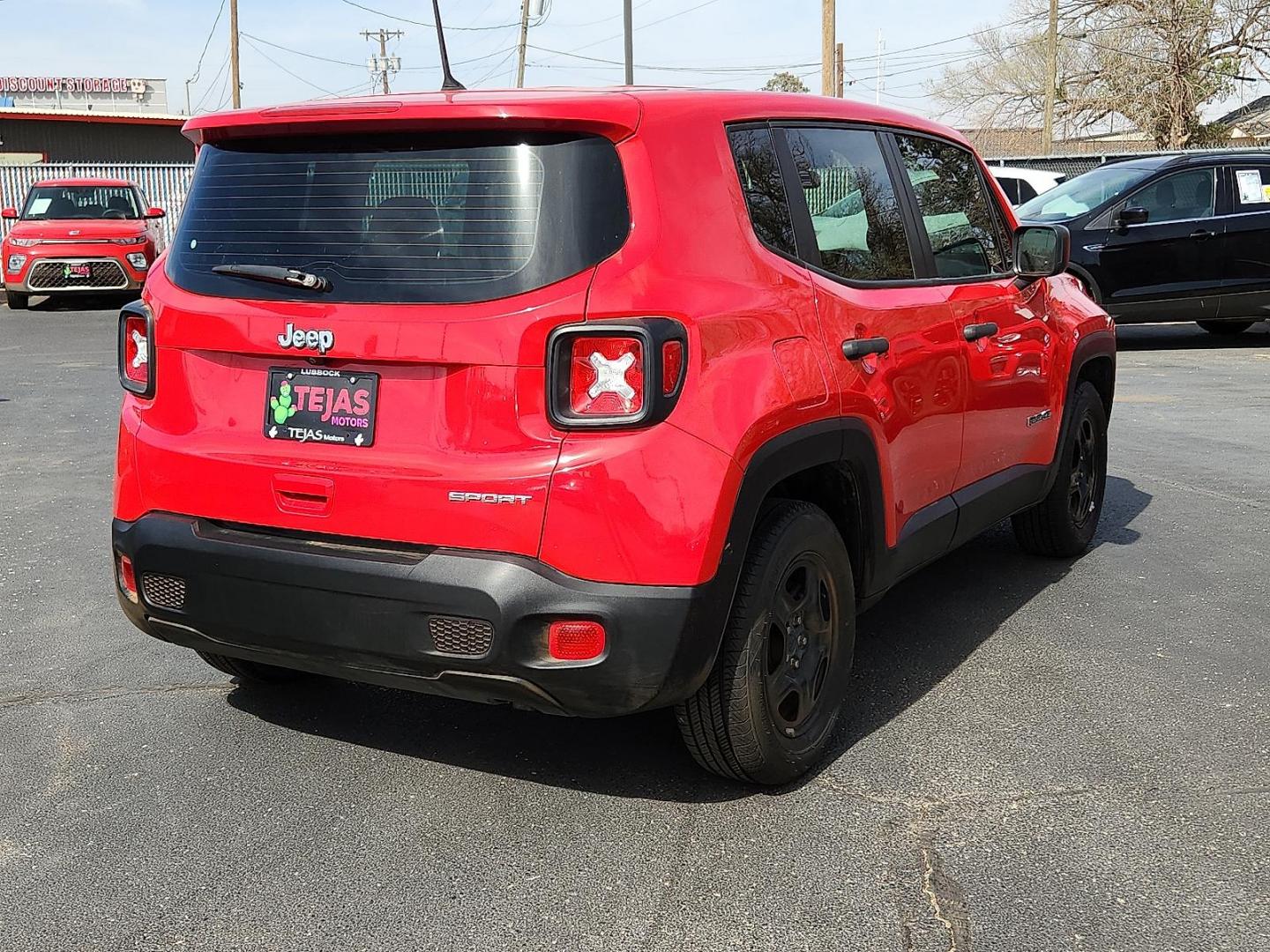 2019 RED /Black - X9 Jeep Renegade Sport FWD (ZACNJAAB6KP) with an Tigershark MultiAir 2.4L I-4 variable valve control, regular unleaded, engine with 180HP engine, located at 4110 Avenue Q, Lubbock, 79412, 33.556553, -101.855820 - 03/17/2026 KEY IN ENVELOPE GOD - Photo#3