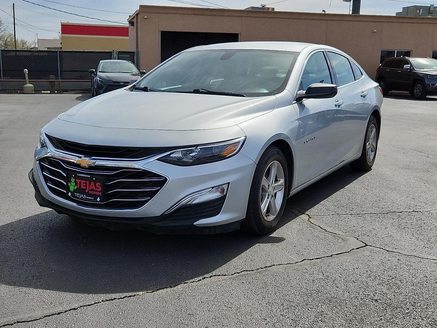 2022 SILVER /Jet Black - H1T Chevrolet Malibu FWD LS (1G1ZB5ST3NF) with an ECOTEC 1.5L I-4 gasoline direct injection, DOHC, VVT variable valve control, intercooled turbo, regular unleaded, engine with 160HP engine, located at 4110 Avenue Q, Lubbock, 79412, 33.556553, -101.855820 - 03/06/2026 KEY IN ENVELOPE GOD - Photo#1