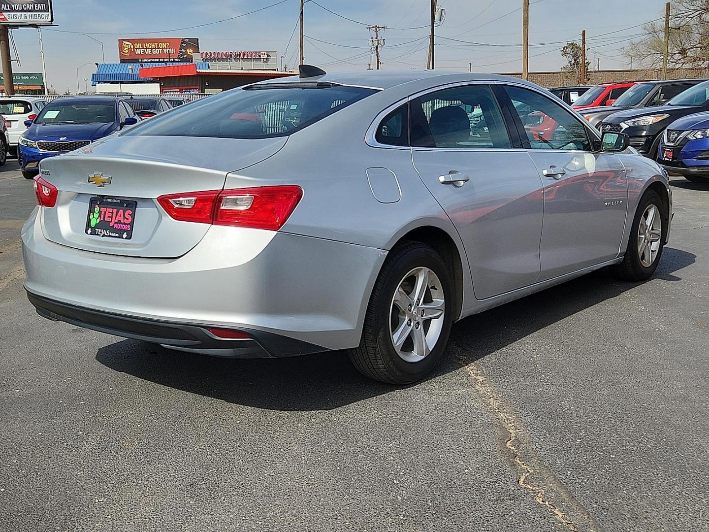 2022 SILVER /Jet Black - H1T Chevrolet Malibu FWD LS (1G1ZB5ST3NF) with an ECOTEC 1.5L I-4 gasoline direct injection, DOHC, VVT variable valve control, intercooled turbo, regular unleaded, engine with 160HP engine, located at 4110 Avenue Q, Lubbock, 79412, 33.556553, -101.855820 - 03/06/2026 KEY IN ENVELOPE GOD - Photo#3