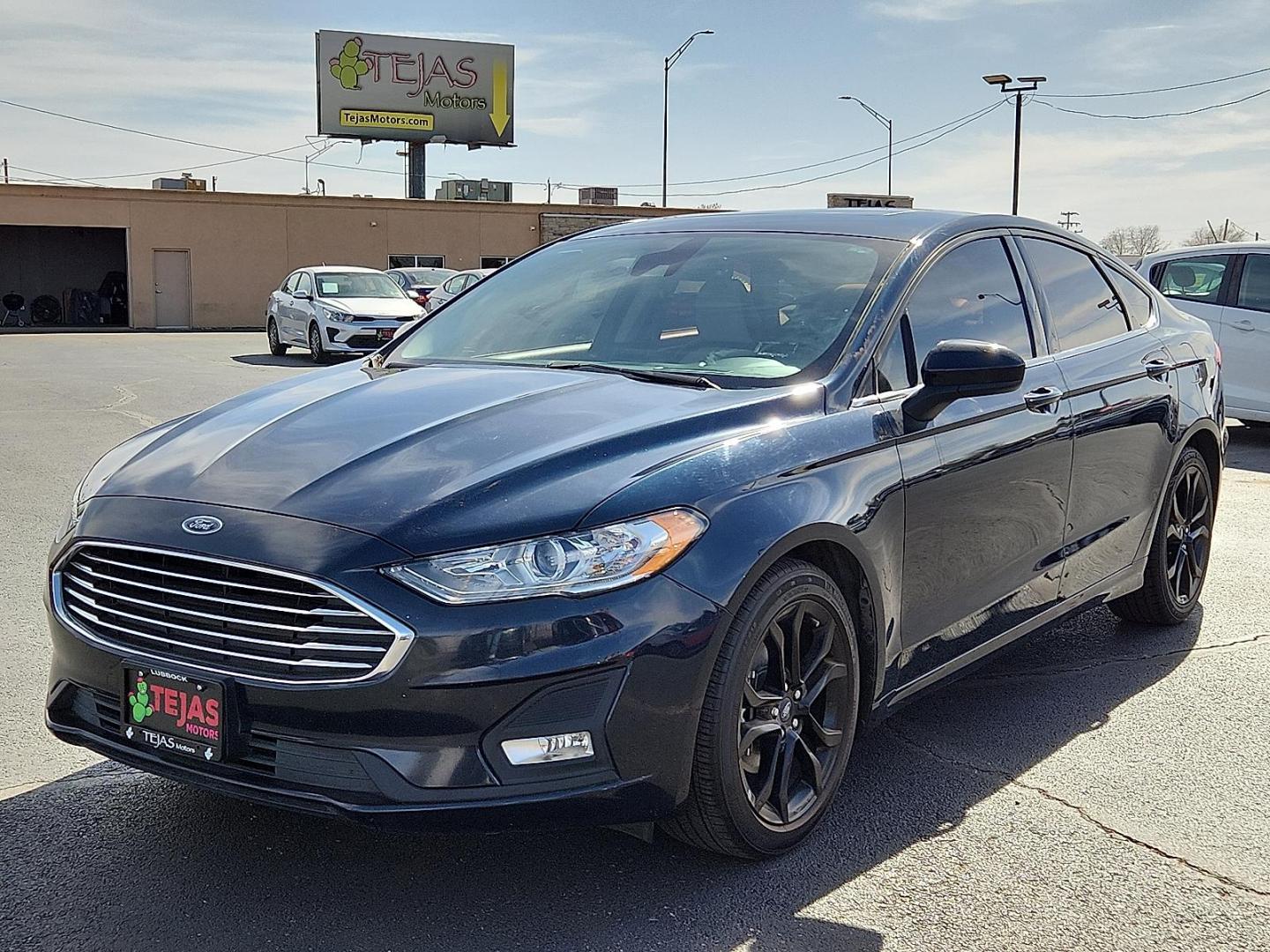 2020 Alto Blue Metallic Tinted Clearcoat /Light Putty - ZJ Ford Fusion SE (3FA6P0HD8LR) with an EcoBoost 1.5L I-4 gasoline direct injection, DOHC, variable valve control, intercooled turbo, regular unleaded, engine with 181HP engine, located at 4110 Avenue Q, Lubbock, 79412, 33.556553, -101.855820 - 03/17/2026KEY IN ENVELOPE GOD - Photo#1