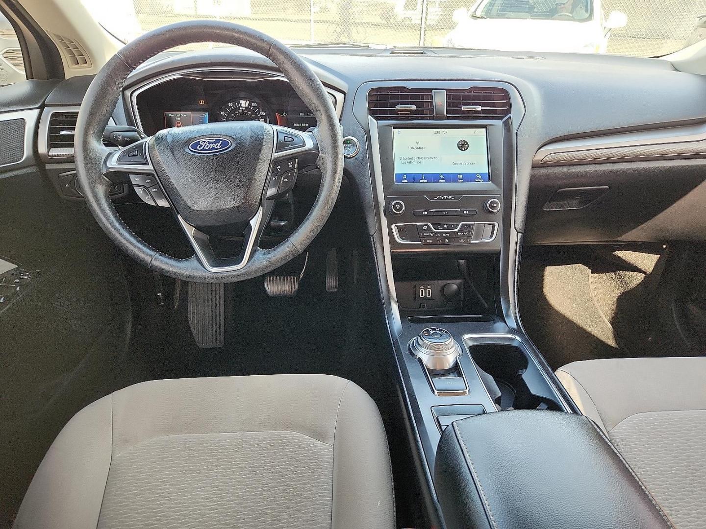 2020 Alto Blue Metallic Tinted Clearcoat /Light Putty - ZJ Ford Fusion SE (3FA6P0HD8LR) with an EcoBoost 1.5L I-4 gasoline direct injection, DOHC, variable valve control, intercooled turbo, regular unleaded, engine with 181HP engine, located at 4110 Avenue Q, Lubbock, 79412, 33.556553, -101.855820 - 03/17/2026KEY IN ENVELOPE GOD - Photo#7