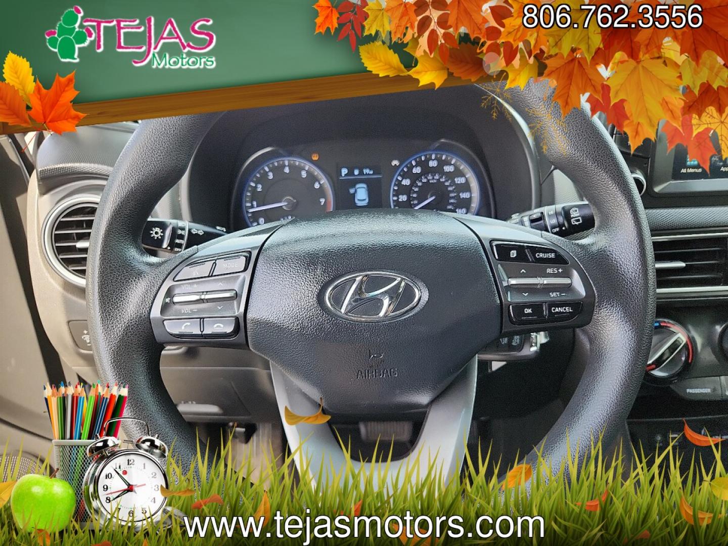 2020 SILVER /Gray/Black - LGY Hyundai Kona SE (KM8K12AA7LU) with an Nu 2L I-4 DOHC, D-CVVT variable valve control, regular unleaded, engine with 147HP engine, located at 4110 Avenue Q, Lubbock, 79412, 33.556553, -101.855820 - 03/17/2026 KEY IN ENVELOPE GOD- Photo#10