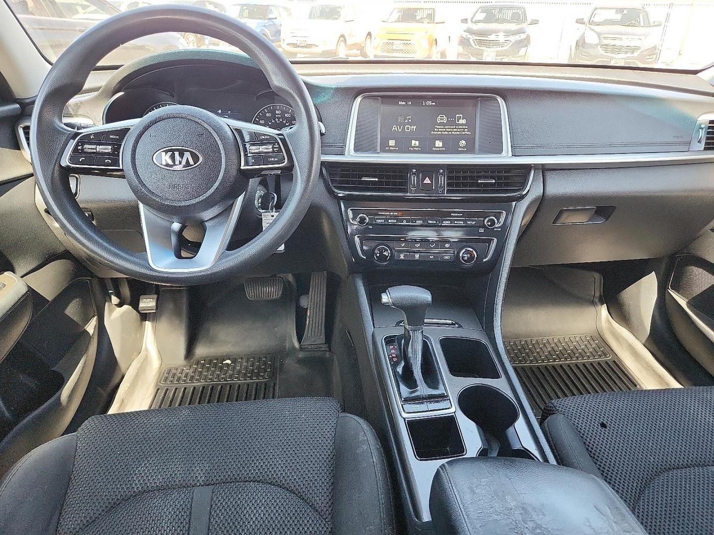 2019 Horizon Blue - M5U /Black - WK Kia Optima LX (5XXGT4L31KG) with an Theta II 2.4L I-4 gasoline direct injection, DOHC, D-CVVT variable valve control, regular unleaded, engine with 185HP engine, located at 4110 Avenue Q, Lubbock, 79412, 33.556553, -101.855820 - Photo#6