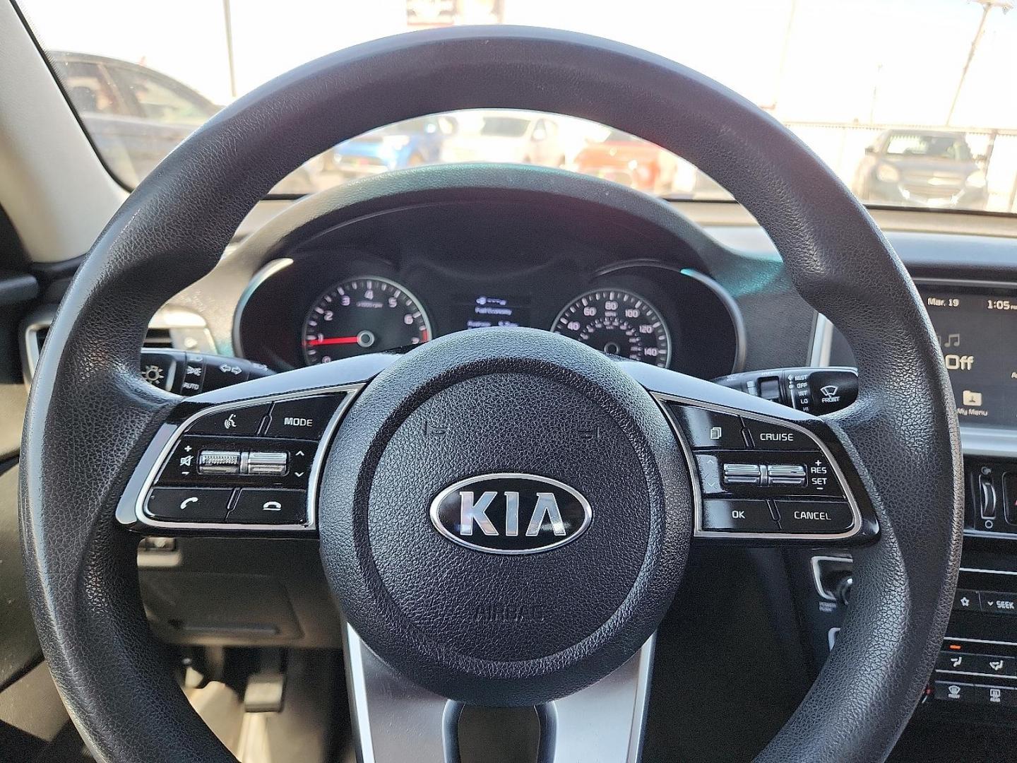 2019 Horizon Blue - M5U /Black - WK Kia Optima LX (5XXGT4L31KG) with an Theta II 2.4L I-4 gasoline direct injection, DOHC, D-CVVT variable valve control, regular unleaded, engine with 185HP engine, located at 4110 Avenue Q, Lubbock, 79412, 33.556553, -101.855820 - Photo#10