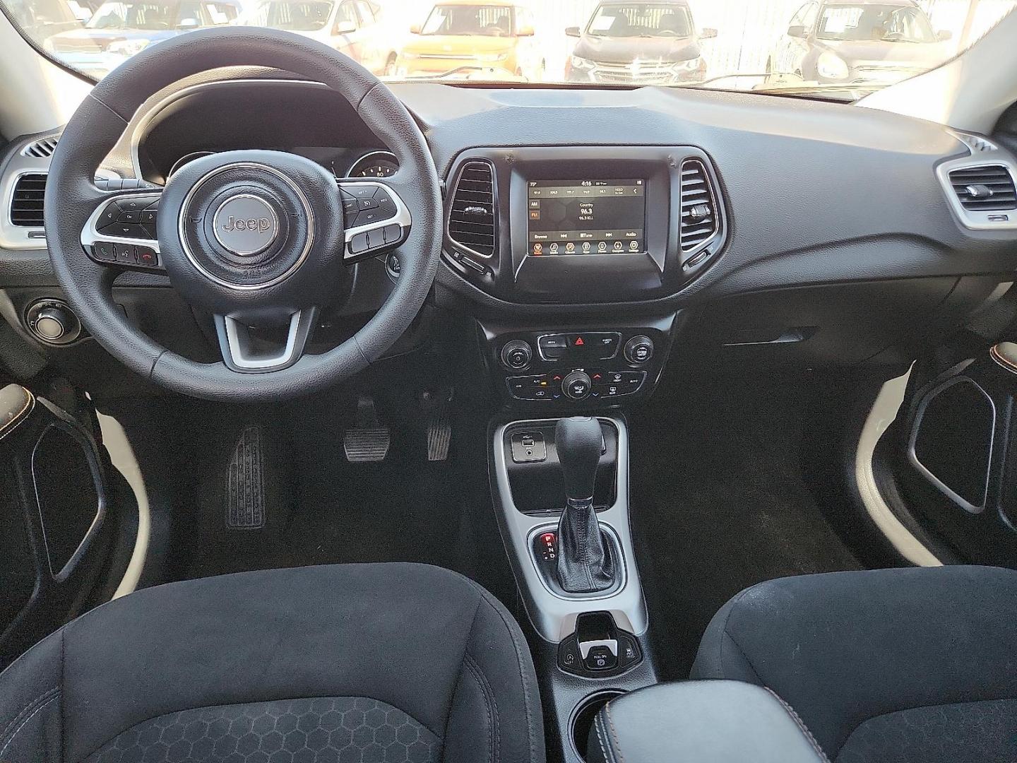 2019 Jazz Blue Pearlcoat - PBX /Black - X9 Jeep Compass Sport FWD (3C4NJCAB1KT) with an 2.4L I-4 variable valve control, regular unleaded, engine with 180HP engine, located at 4110 Avenue Q, Lubbock, 79412, 33.556553, -101.855820 - Photo#7