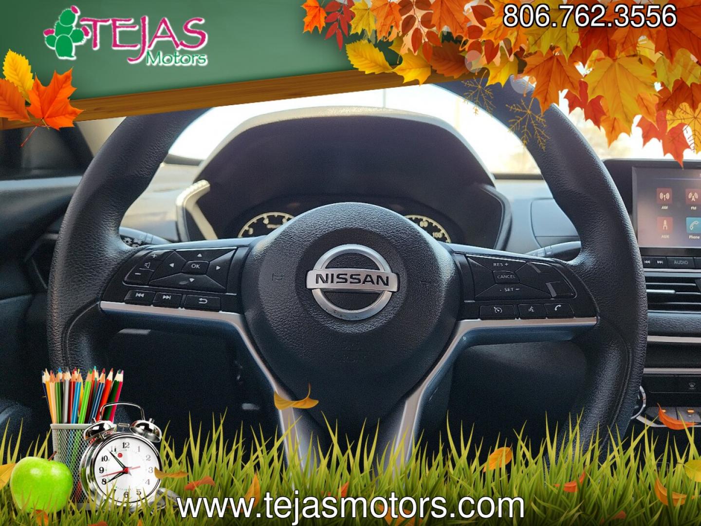 2021 Super Black - KH3 /Charcoal - G Nissan Altima S FWD (1N4BL4BV6MN) with an 2.5L I-4 gasoline direct injection, DOHC, CVTCS variable valve control, regular unleaded, engine with 188HP engine, located at 4110 Avenue Q, Lubbock, 79412, 33.556553, -101.855820 - 01/01/2026 KEY IN ENVELOPE GOD- Photo#9