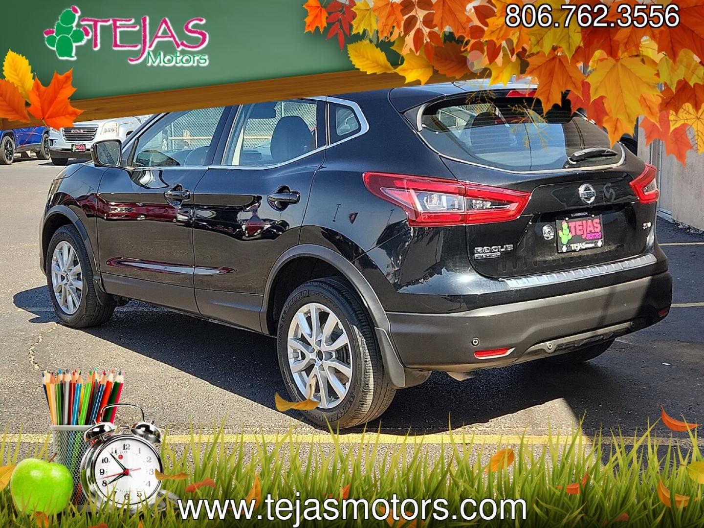 2020 BLACK /Charcoal - G Nissan Rogue Sport SV FWD Xtronic CVT (JN1BJ1CV5LW) with an 2L I-4 gasoline direct injection, DOHC, variable valve control, regular unleaded, engine with 141HP engine, located at 4110 Avenue Q, Lubbock, 79412, 33.556553, -101.855820 - 03/25/2026 KEY IN ENVELOPE GOD- Photo#2