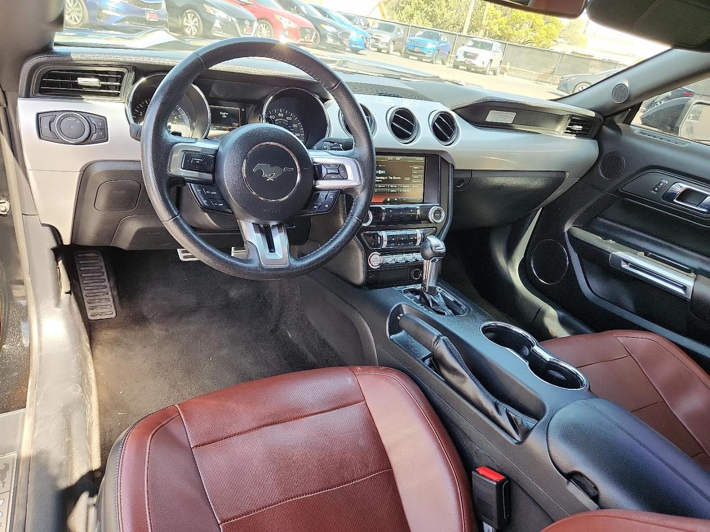 2015 Black /Ebony - 41 Ford Mustang EcoBoost (1FA6P8TH3F5) with an EcoBoost 2.3L I-4 gasoline direct injection, DOHC, variable valve control, intercooled turbo, premium unleaded, engine with 310HP engine, located at 4110 Avenue Q, Lubbock, 79412, 33.556553, -101.855820 - 03/24/2026 KEY IN ENVELOPE GOD - Photo#6