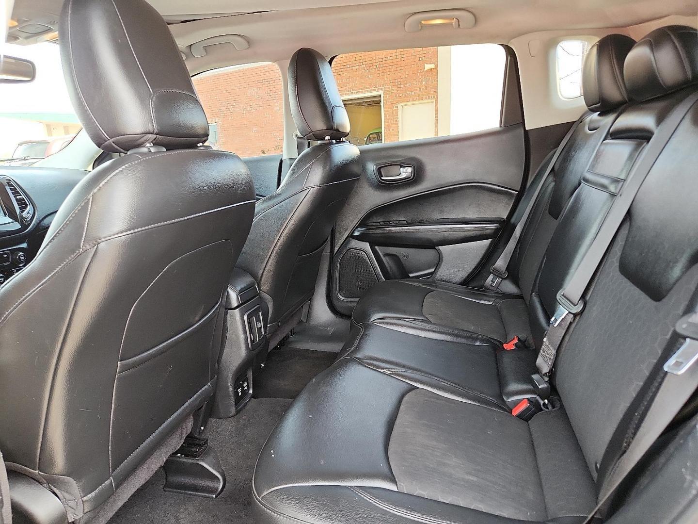 2018 BLACK /Black - X9 Jeep Compass Altitude FWD (3C4NJCBBXJT) with an 2.4L I-4 variable valve control, regular unleaded, engine with 180HP engine, located at 4110 Avenue Q, Lubbock, 79412, 33.556553, -101.855820 - Photo#7