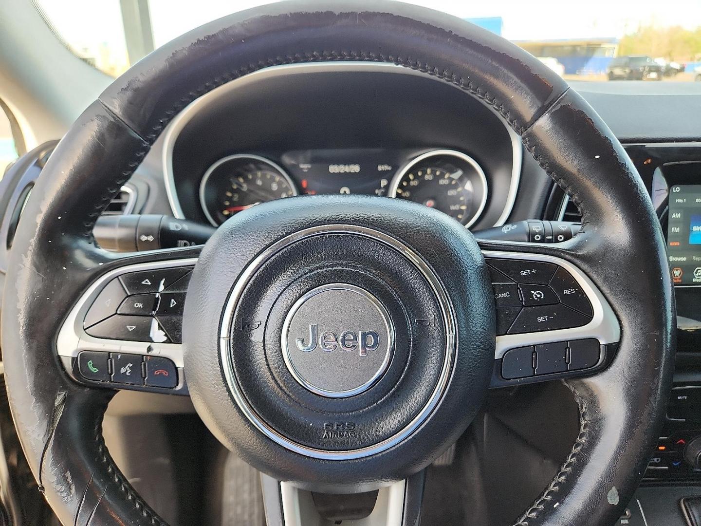 2018 BLACK /Black - X9 Jeep Compass Altitude FWD (3C4NJCBBXJT) with an 2.4L I-4 variable valve control, regular unleaded, engine with 180HP engine, located at 4110 Avenue Q, Lubbock, 79412, 33.556553, -101.855820 - Photo#11
