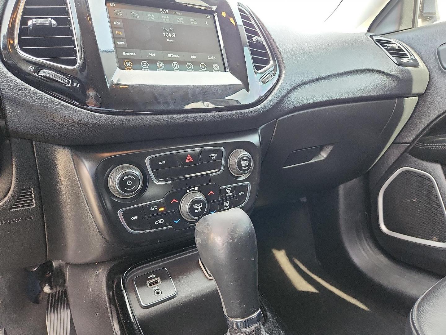 2018 BLACK /Black - X9 Jeep Compass Altitude FWD (3C4NJCBBXJT) with an 2.4L I-4 variable valve control, regular unleaded, engine with 180HP engine, located at 4110 Avenue Q, Lubbock, 79412, 33.556553, -101.855820 - Photo#12