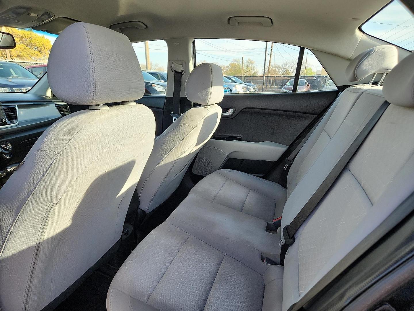 2020 Aurora Black /Gray Kia Rio S (3KPA24AD2LE) with an Gamma II 1.6L I-4 DOHC, variable valve control, regular unleaded, engine with 120HP engine, located at 4110 Avenue Q, Lubbock, 79412, 33.556553, -101.855820 - 03/25/2025 KEY IN ENVELOPE GOD - Photo#5