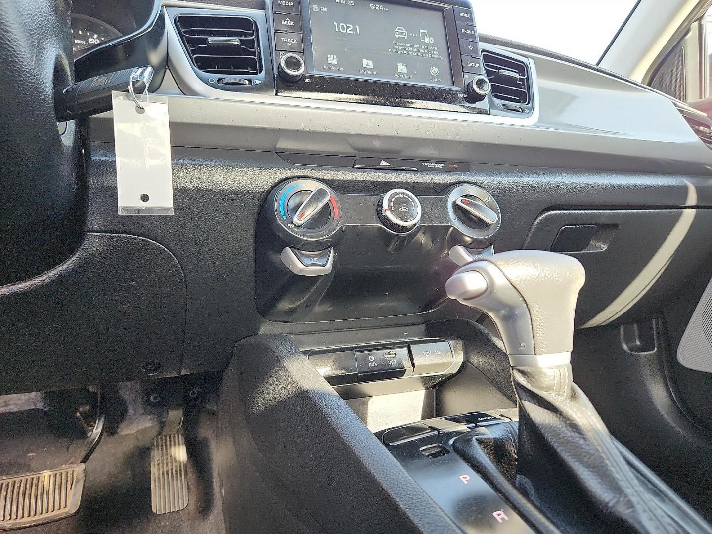 2020 Aurora Black /Gray Kia Rio S (3KPA24AD2LE) with an Gamma II 1.6L I-4 DOHC, variable valve control, regular unleaded, engine with 120HP engine, located at 4110 Avenue Q, Lubbock, 79412, 33.556553, -101.855820 - 03/25/2025 KEY IN ENVELOPE GOD - Photo#11
