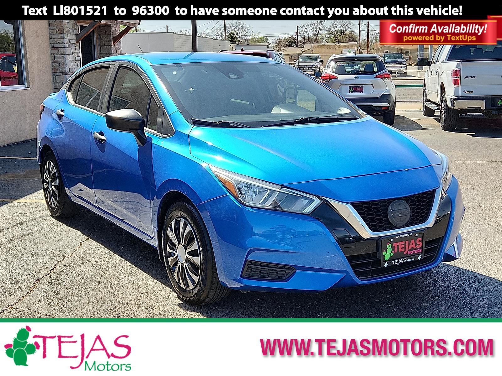 photo of 2020 Nissan Versa S Xtronic CVT