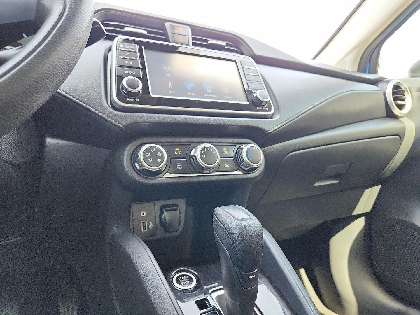 2020 Electric Blue Metallic - B51 /Charcoal - G Nissan Versa S Xtronic CVT (3N1CN8DV0LL) with an 1.6L I-4 DOHC, variable valve control, regular unleaded, engine with 122HP engine, located at 4110 Avenue Q, Lubbock, 79412, 33.556553, -101.855820 - Photo#11