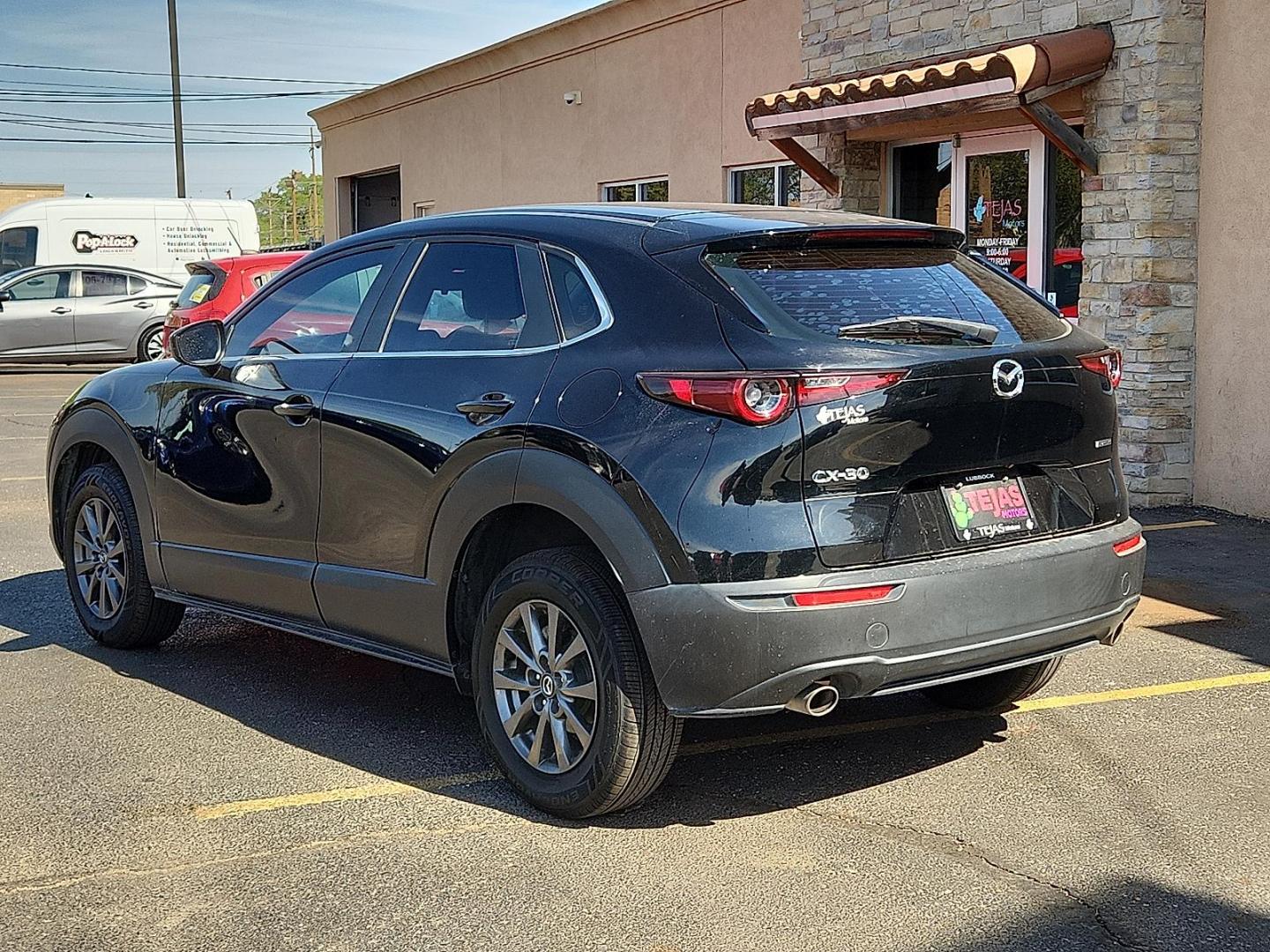 2021 BLACK /Black - D2T Mazda CX-30 2.5 S (3MVDMAAL8MM) with an SKYACTIV-G 2.5L I-4 gasoline direct injection, DOHC, variable valve control, regular unleaded, engine with 186HP engine, located at 4110 Avenue Q, Lubbock, 79412, 33.556553, -101.855820 - 04/01/2026 KEY IN ENVELOPE GOD - Photo#2