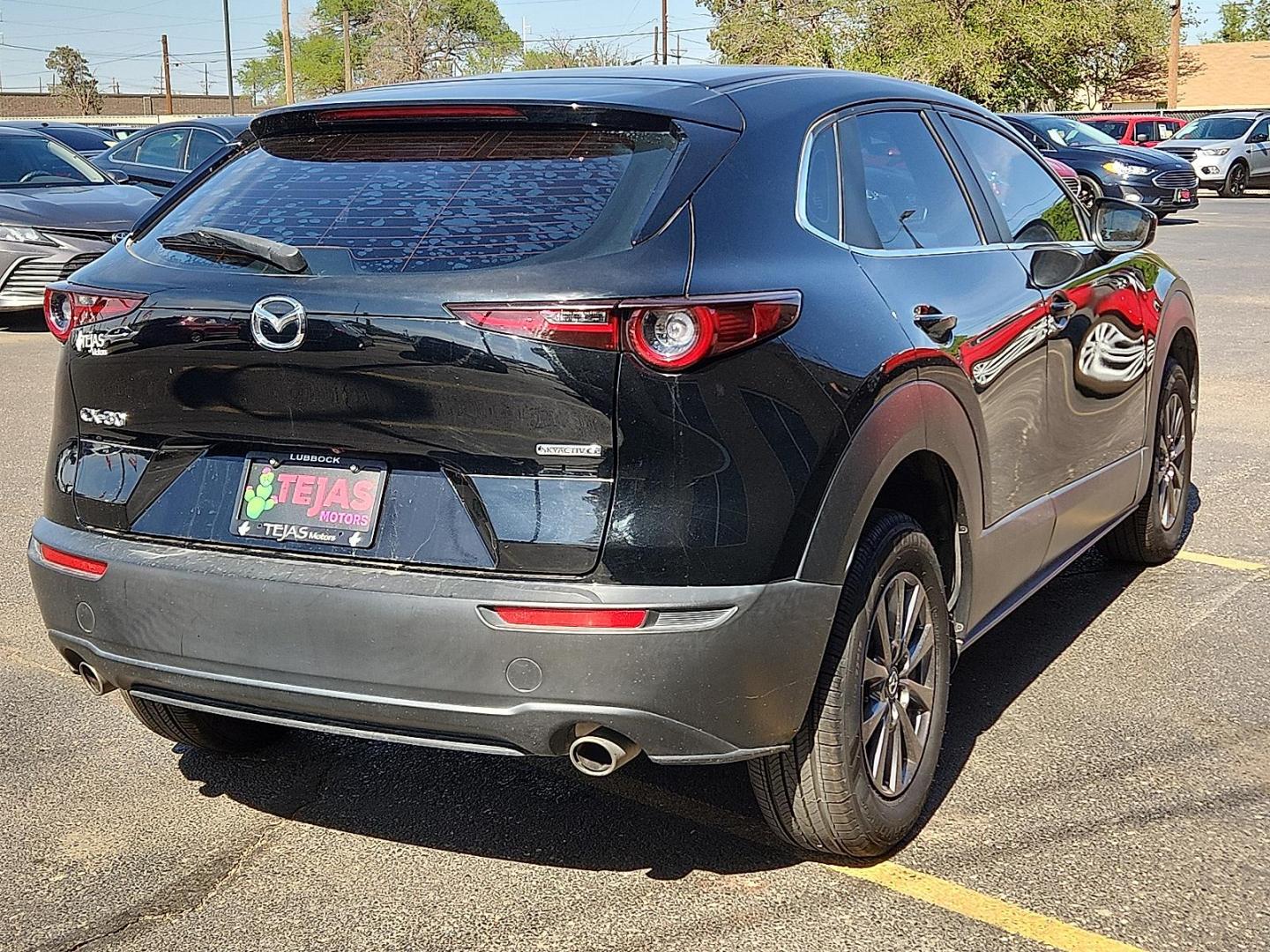 2021 BLACK /Black - D2T Mazda CX-30 2.5 S (3MVDMAAL8MM) with an SKYACTIV-G 2.5L I-4 gasoline direct injection, DOHC, variable valve control, regular unleaded, engine with 186HP engine, located at 4110 Avenue Q, Lubbock, 79412, 33.556553, -101.855820 - 04/01/2026 KEY IN ENVELOPE GOD - Photo#3
