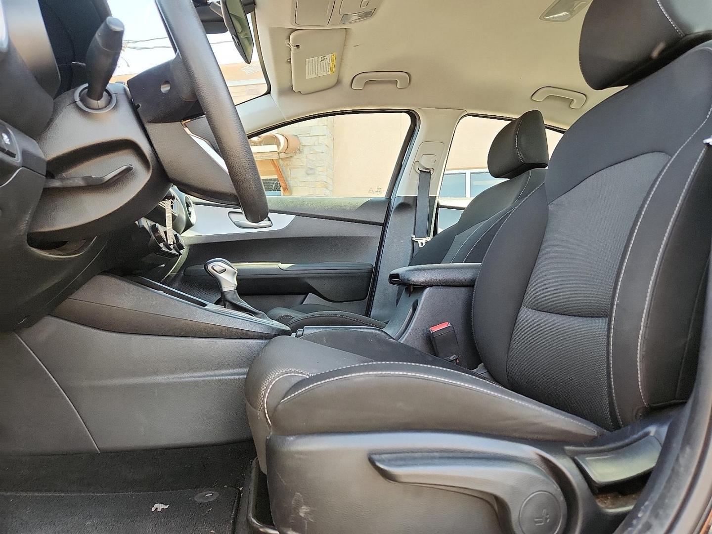 2023 Aurora Black /Black - WK Kia Forte LXS (3KPF24AD5PE) with an 2L I-4 DOHC, D-CVVT variable valve control, regular unleaded, engine with 147HP engine, located at 4110 Avenue Q, Lubbock, 79412, 33.556553, -101.855820 - 04/01/2026 KEY IN ENVELOPE GOD - Photo#7