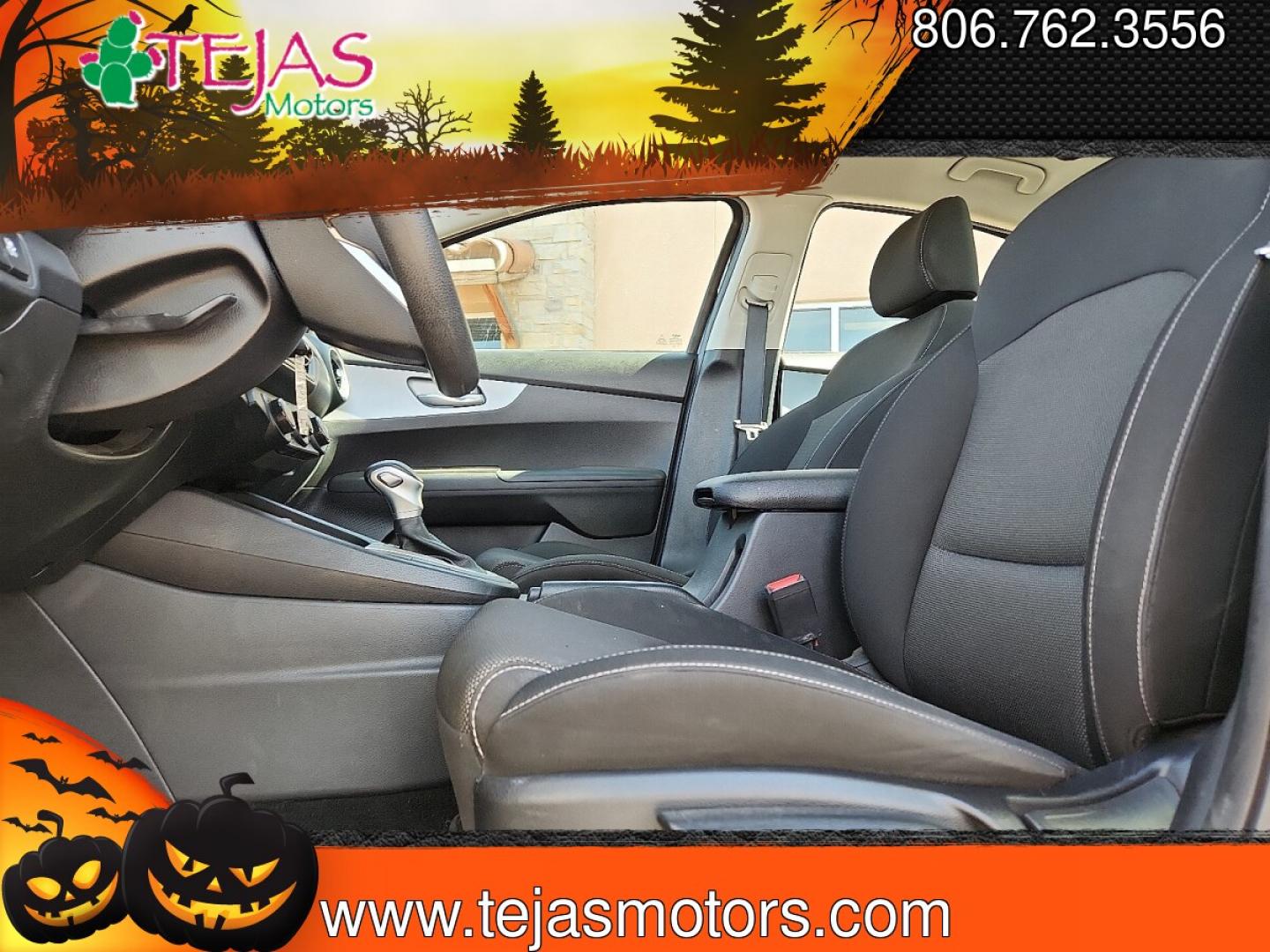 2023 Aurora Black /Black - WK Kia Forte LXS (3KPF24AD5PE) with an 2L I-4 DOHC, D-CVVT variable valve control, regular unleaded, engine with 147HP engine, located at 4110 Avenue Q, Lubbock, 79412, 33.556553, -101.855820 - 04/01/2026 KEY IN ENVELOPE GOD- Photo#7