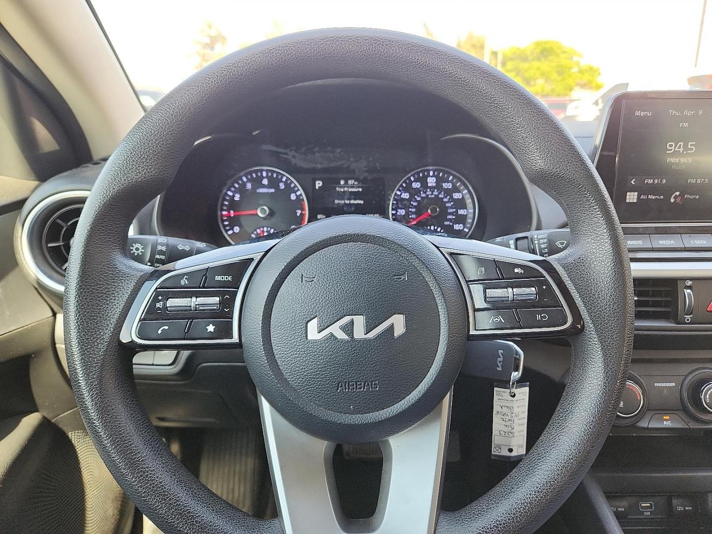 2023 Aurora Black /Black - WK Kia Forte LXS (3KPF24AD5PE) with an 2L I-4 DOHC, D-CVVT variable valve control, regular unleaded, engine with 147HP engine, located at 4110 Avenue Q, Lubbock, 79412, 33.556553, -101.855820 - 04/01/2026 KEY IN ENVELOPE GOD - Photo#10