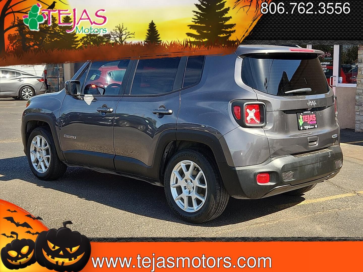 2019 GRAY /Black - X9 Jeep Renegade Latitude FWD (ZACNJABB1KP) with an Tigershark MultiAir 2.4L I-4 variable valve control, regular unleaded, engine with 180HP engine, located at 4110 Avenue Q, Lubbock, 79412, 33.556553, -101.855820 - 04/10/2026 KEY IN ENVELOPE GOD- Photo#2