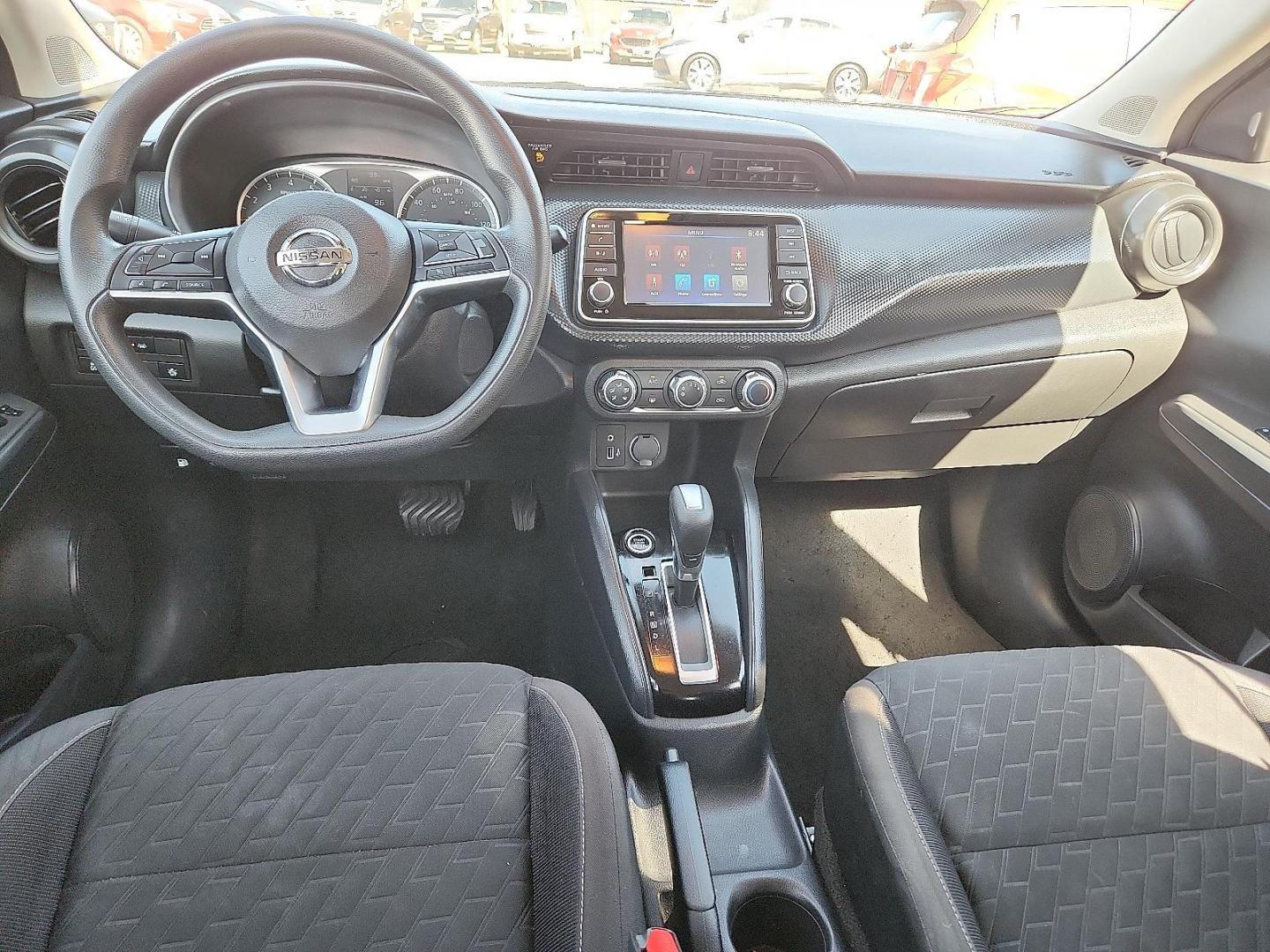 2021 BLACK /Charcoal - G Nissan Kicks S Xtronic CVT (3N1CP5BV3ML) with an 1.6L I-4 DOHC, CVTCS variable valve control, regular unleaded, engine with 122HP engine, located at 4110 Avenue Q, Lubbock, 79412, 33.556553, -101.855820 - 04/01/2026 KEY IN ENVELOPE GOD - Photo#7