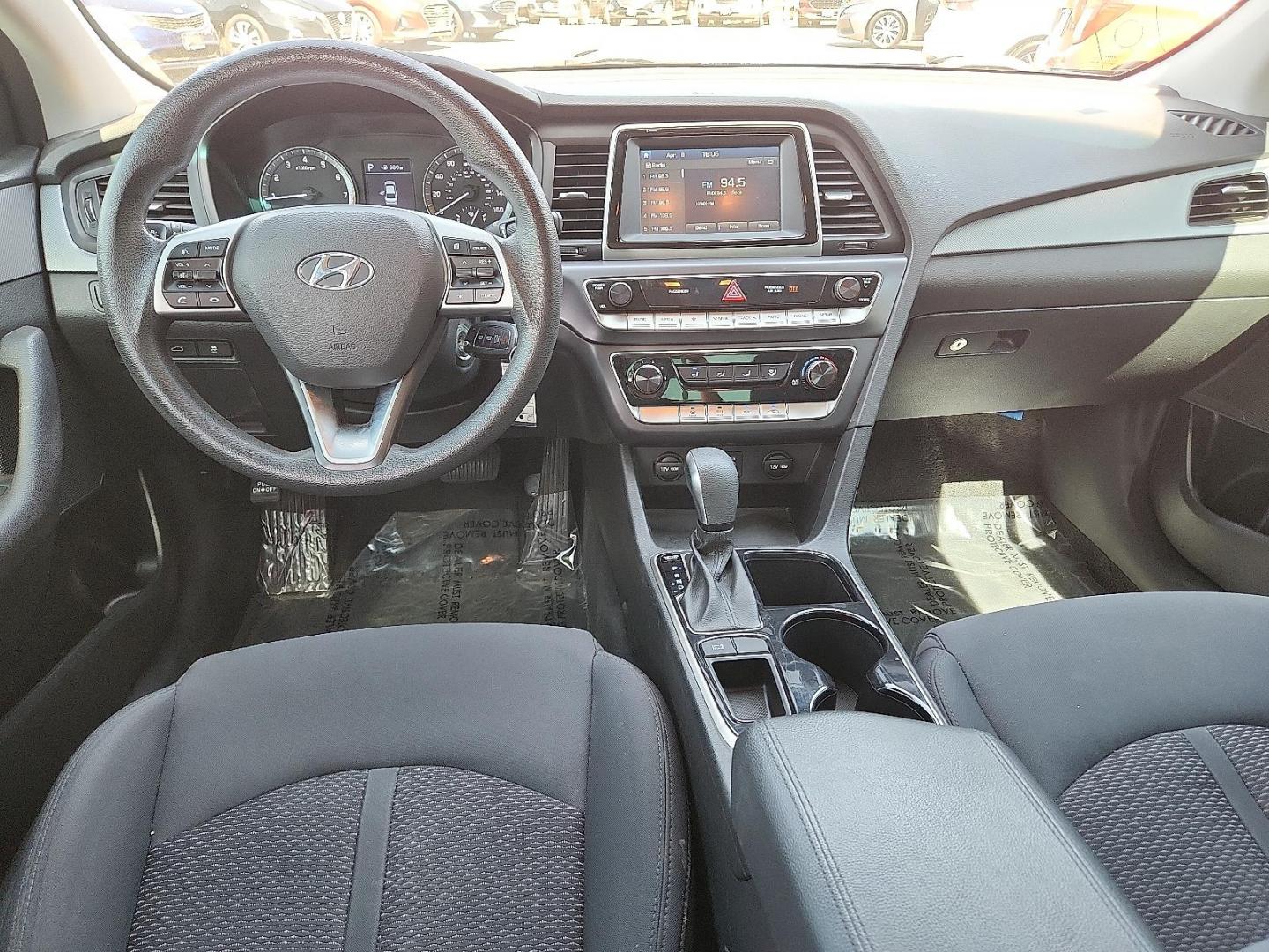 2019 BLACK /Black - CT Hyundai Sonata SE (5NPE24AF3KH) with an 2.4L I-4 gasoline direct injection, DOHC, D-CVVT variable valve control, regular unleaded, engine with 185HP engine, located at 4110 Avenue Q, Lubbock, 79412, 33.556553, -101.855820 - 04/10/2026 KEY IN ENVELOPE GOD - Photo#6