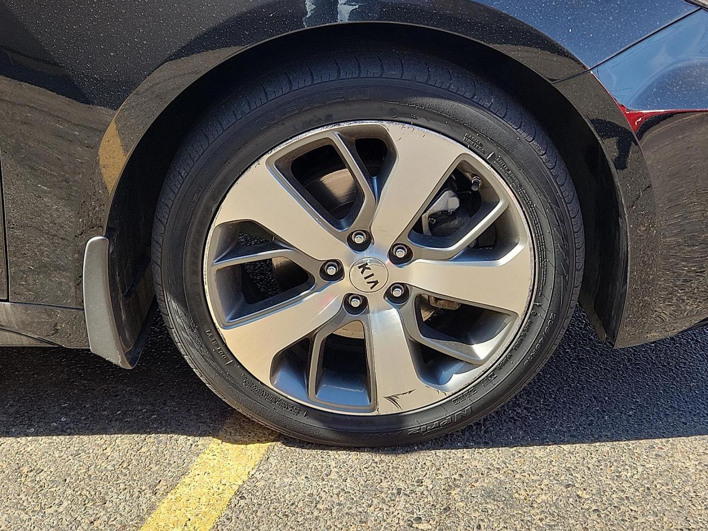 2019 BLACK /Black - WK Kia Optima S (5XXGT4L33KG) with an Theta II 2.4L I-4 gasoline direct injection, DOHC, D-CVVT variable valve control, regular unleaded, engine with 185HP engine, located at 4110 Avenue Q, Lubbock, 79412, 33.556553, -101.855820 - 04/10/2026 KEY IN ENVELOPE GOD - Photo#4