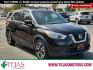 2018 BLACK /Charcoal - G Nissan Kicks SV (3N1CP5CU9JL) with an 1.6L I-4 DOHC, CVTCS variable valve control, regular unleaded, engine with 125HP engine, located at 4110 Avenue Q, Lubbock, 79412, 33.556553, -101.855820 - 04/22/2026 KEY IN ENVELOPE GOD - Photo#0