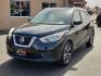 2018 BLACK /Charcoal - G Nissan Kicks SV (3N1CP5CU9JL) with an 1.6L I-4 DOHC, CVTCS variable valve control, regular unleaded, engine with 125HP engine, located at 4110 Avenue Q, Lubbock, 79412, 33.556553, -101.855820 - 04/22/2026 KEY IN ENVELOPE GOD - Photo#1