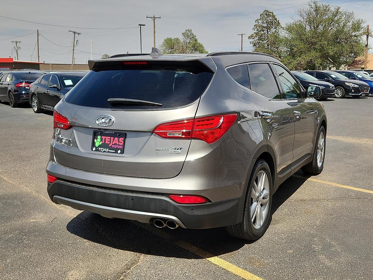 2016 GRAY /Black - RYN Hyundai Santa Fe Sport 2.0L Turbo (5XYZW4LA3GG) with an Theta II 2L I-4 gasoline direct injection, DOHC, variable valve control, intercooled turbo, regular unleaded, engine with 264HP engine, located at 4110 Avenue Q, Lubbock, 79412, 33.556553, -101.855820 - 04/22/2026 KEY IN ENVELOPE GOD - Photo#3