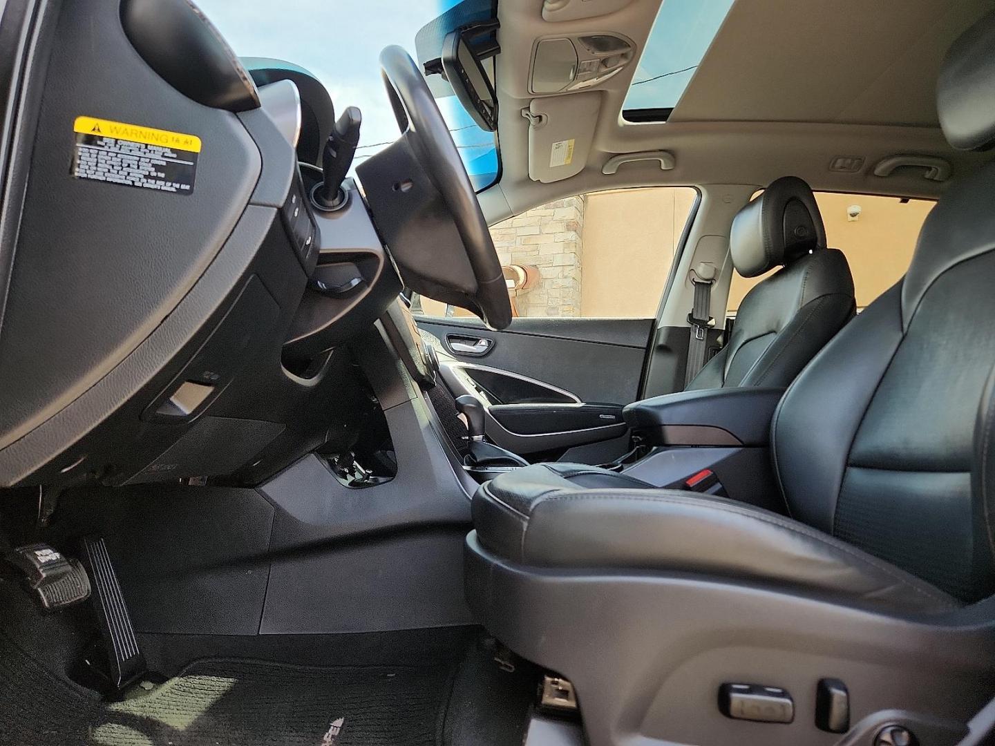 2016 GRAY /Black - RYN Hyundai Santa Fe Sport 2.0L Turbo (5XYZW4LA3GG) with an Theta II 2L I-4 gasoline direct injection, DOHC, variable valve control, intercooled turbo, regular unleaded, engine with 264HP engine, located at 4110 Avenue Q, Lubbock, 79412, 33.556553, -101.855820 - 04/22/2026 KEY IN ENVELOPE GOD - Photo#8