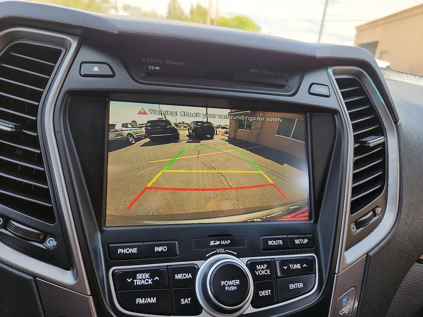 2016 GRAY /Black - RYN Hyundai Santa Fe Sport 2.0L Turbo (5XYZW4LA3GG) with an Theta II 2L I-4 gasoline direct injection, DOHC, variable valve control, intercooled turbo, regular unleaded, engine with 264HP engine, located at 4110 Avenue Q, Lubbock, 79412, 33.556553, -101.855820 - 04/22/2026 KEY IN ENVELOPE GOD - Photo#9