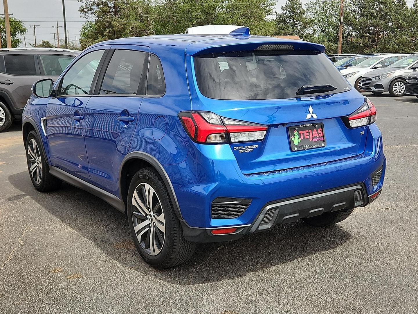 2020 BLUE /Black - 31X Mitsubishi Outlander Sport 2.0 ES AWC (JA4AR3AU4LU) with an 2L I-4 DOHC, MIVEC variable valve control, regular unleaded, engine with 148HP engine, located at 4110 Avenue Q, Lubbock, 79412, 33.556553, -101.855820 - 04/23/2026 KEY IN ENVELOPE GOD - Photo#2