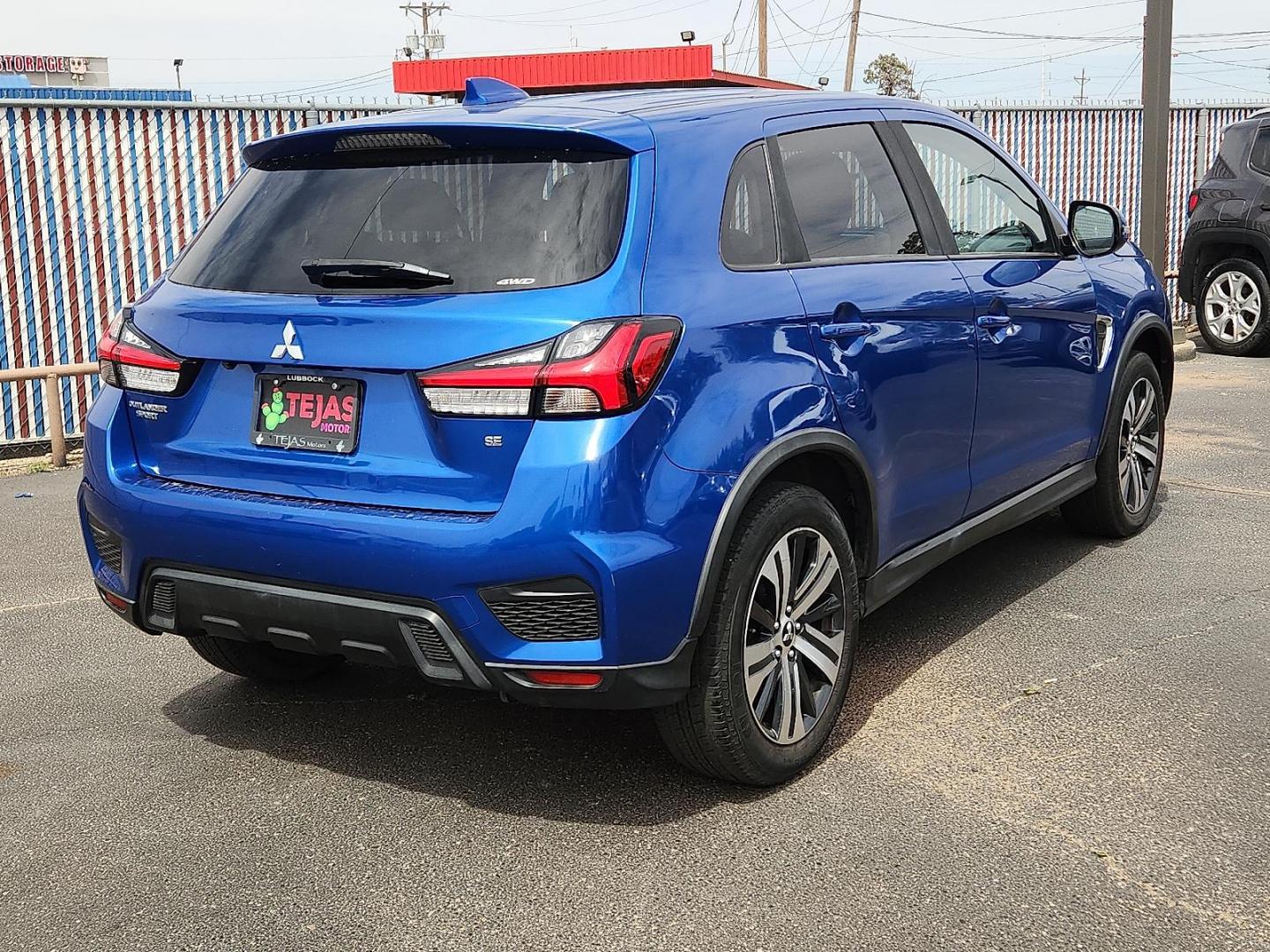 2020 BLUE /Black - 31X Mitsubishi Outlander Sport 2.0 ES AWC (JA4AR3AU4LU) with an 2L I-4 DOHC, MIVEC variable valve control, regular unleaded, engine with 148HP engine, located at 4110 Avenue Q, Lubbock, 79412, 33.556553, -101.855820 - 04/23/2026 KEY IN ENVELOPE GOD - Photo#3