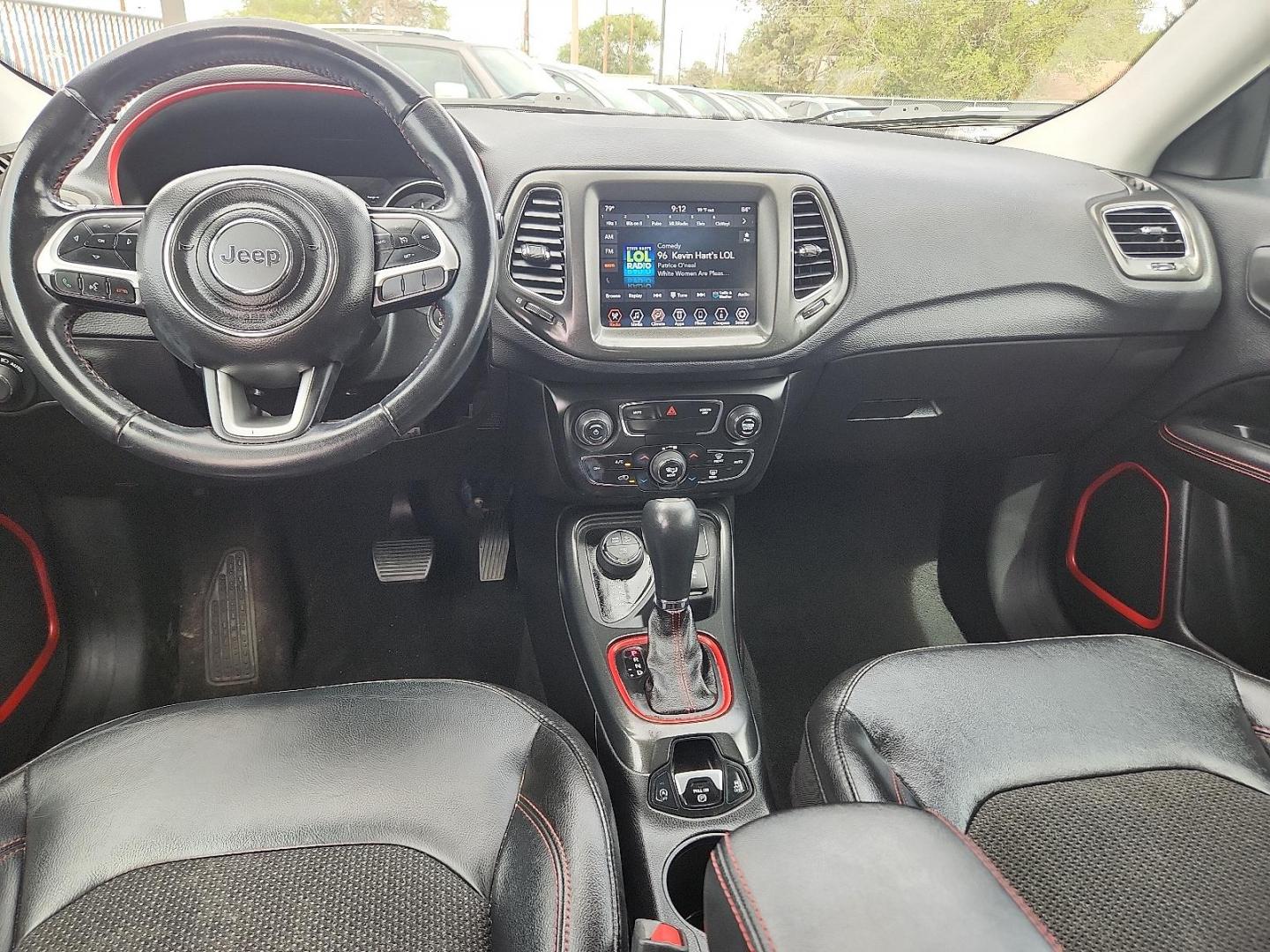 2020 GRAY /Ruby Red/Black - XC Jeep Compass Trailhawk 4x4 (3C4NJDDB8LT) with an 2.4L I-4 variable valve control, regular unleaded, engine with 180HP engine, located at 4110 Avenue Q, Lubbock, 79412, 33.556553, -101.855820 - 04/23/2026 KEY IN ENVELOPE GOD - Photo#6