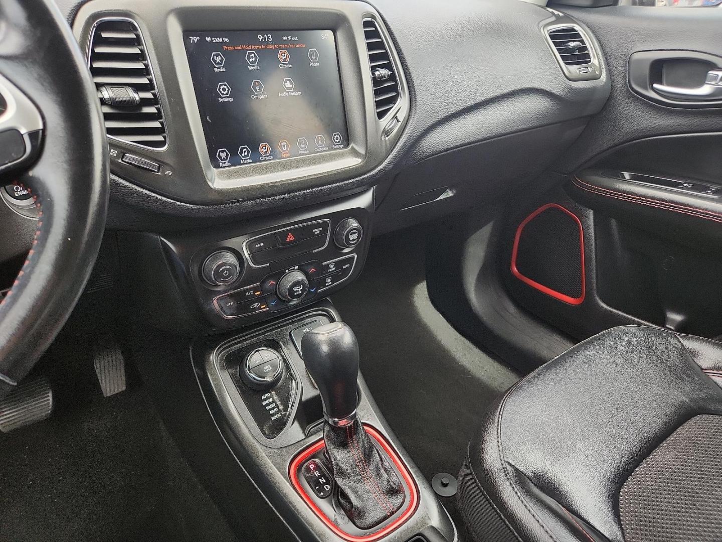 2020 GRAY /Ruby Red/Black - XC Jeep Compass Trailhawk 4x4 (3C4NJDDB8LT) with an 2.4L I-4 variable valve control, regular unleaded, engine with 180HP engine, located at 4110 Avenue Q, Lubbock, 79412, 33.556553, -101.855820 - 04/23/2026 KEY IN ENVELOPE GOD - Photo#11