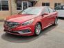 2017 RED /Beige - BB Hyundai Sonata Sport (5NPE34AF8HH) with an 2.4L I-4 gasoline direct injection, DOHC, D-CVVT variable valve control, regular unleaded, engine with 185HP engine, located at 4110 Avenue Q, Lubbock, 79412, 33.556553, -101.855820 - Photo#1
