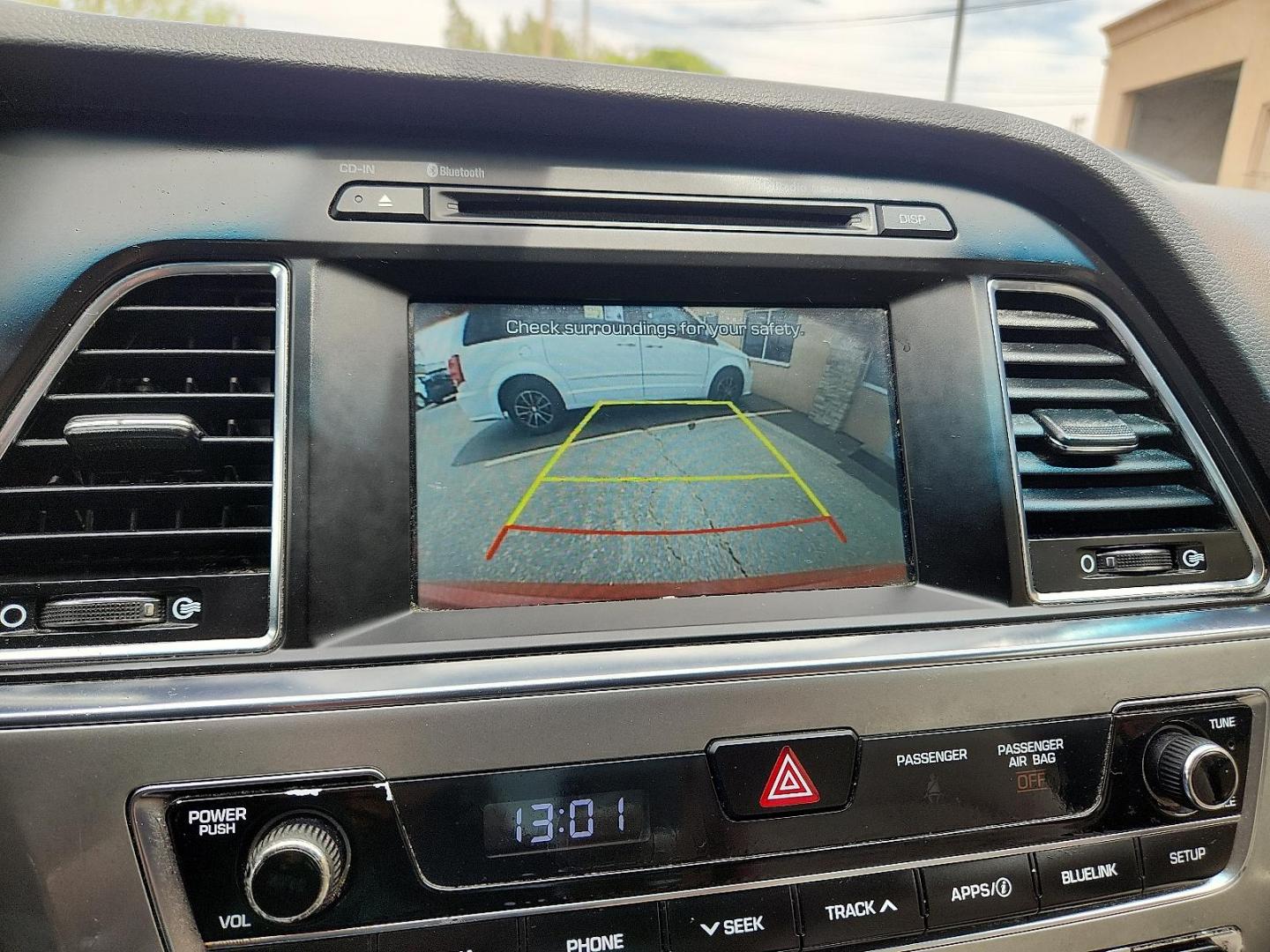 2017 RED /Beige - BB Hyundai Sonata Sport (5NPE34AF8HH) with an 2.4L I-4 gasoline direct injection, DOHC, D-CVVT variable valve control, regular unleaded, engine with 185HP engine, located at 4110 Avenue Q, Lubbock, 79412, 33.556553, -101.855820 - Photo#8