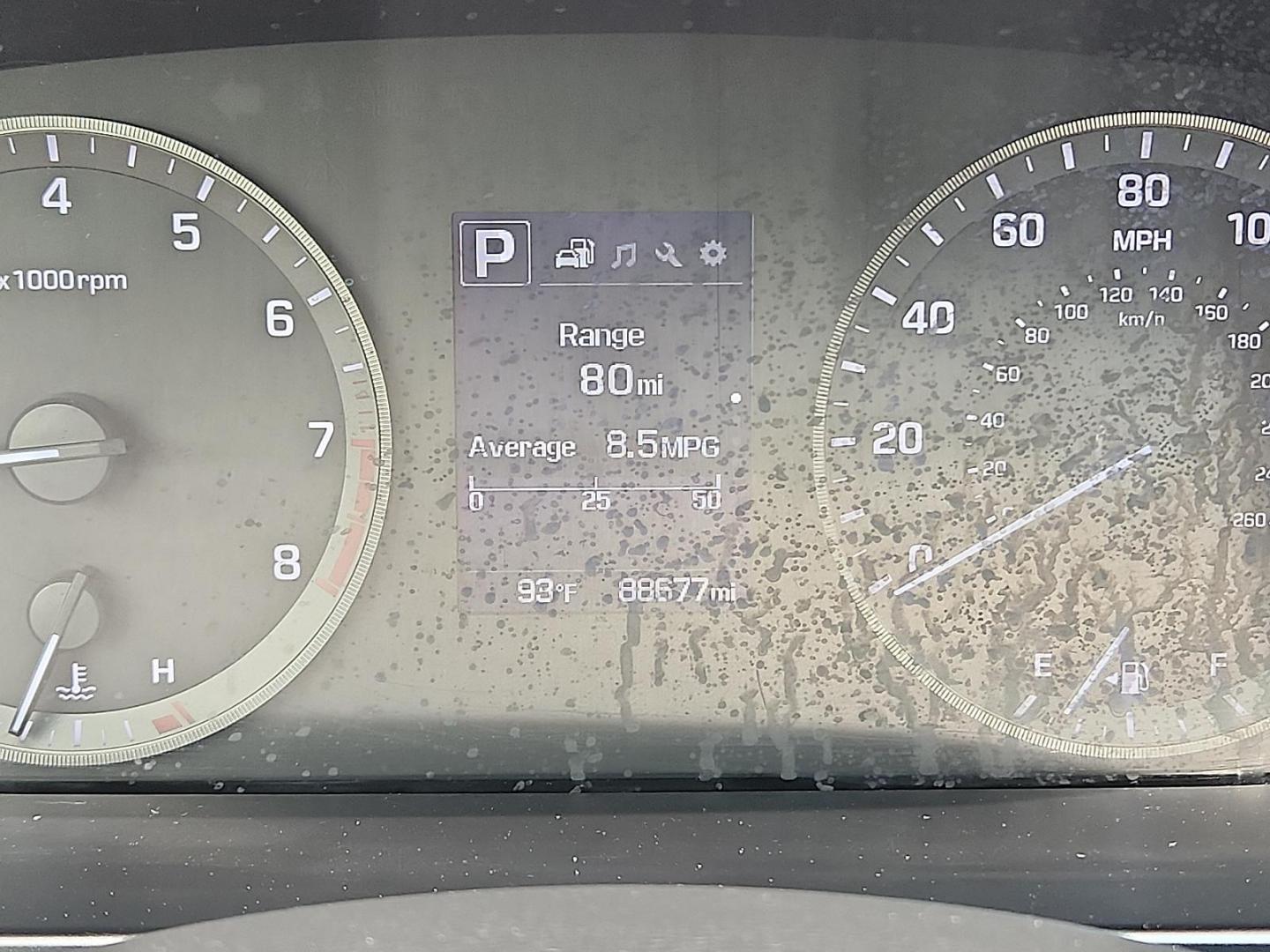 2017 RED /Beige - BB Hyundai Sonata Sport (5NPE34AF8HH) with an 2.4L I-4 gasoline direct injection, DOHC, D-CVVT variable valve control, regular unleaded, engine with 185HP engine, located at 4110 Avenue Q, Lubbock, 79412, 33.556553, -101.855820 - Photo#9