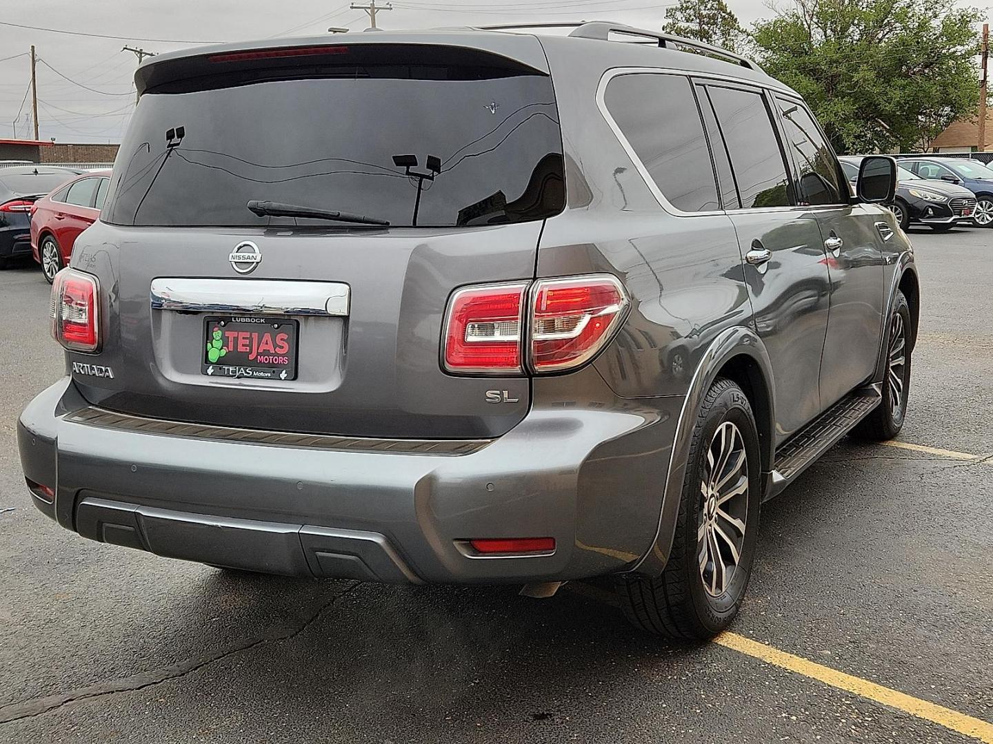 2020 GRAY /Black - G Nissan Armada SL 4WD (JN8AY2NCXLX) with an 5.6L V-8 gasoline direct injection, DOHC, variable valve control, regular unleaded, engine with 390HP engine, located at 4110 Avenue Q, Lubbock, 79412, 33.556553, -101.855820 - 04/28/2026 KEY IN ENVELOPE GOD - Photo#3