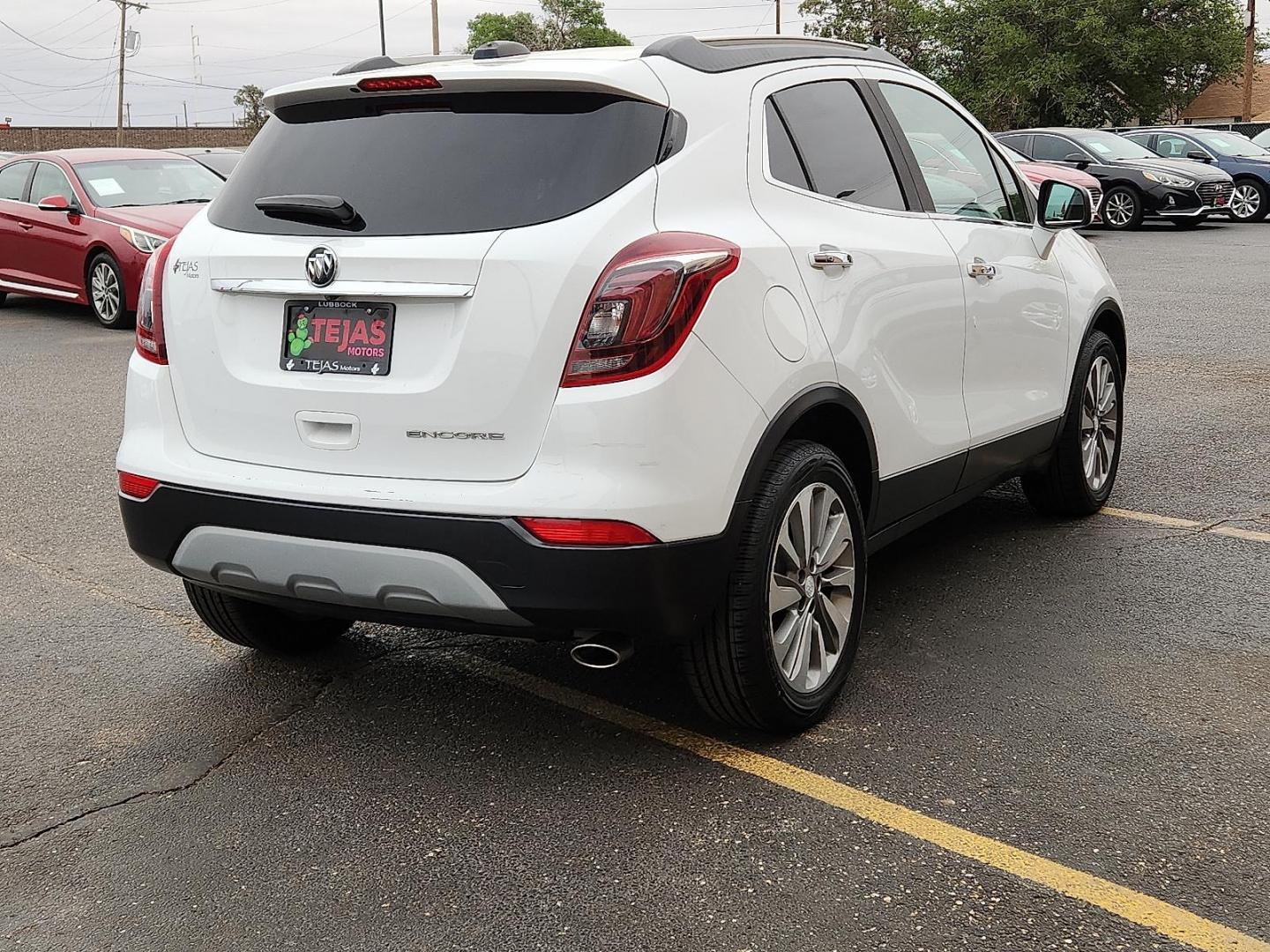 2019 Summit White /Ebony - AFN Buick Encore FWD Preferred (KL4CJASB4KB) with an Ecotec 1.4L I-4 DOHC, variable valve control, intercooled turbo, regular unleaded, engine with 138HP engine, located at 4110 Avenue Q, Lubbock, 79412, 33.556553, -101.855820 - 04/28/2026 KEY IN ENVELOPE GOD - Photo#3