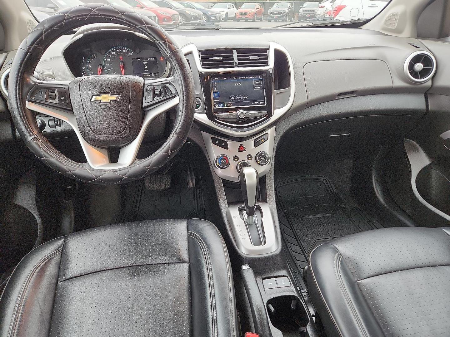 2018 SILVER /Jet Black/Dark Titanium - ACI Chevrolet Sonic Premier Auto (1G1JF5SB6J4) with an ECOTEC 1.4L I-4 DOHC, VVT variable valve control, intercooled turbo, regular unleaded, engine with 138HP engine, located at 4110 Avenue Q, Lubbock, 79412, 33.556553, -101.855820 - 04/28/2026 KEY IN ENVELOPE GOD - Photo#6