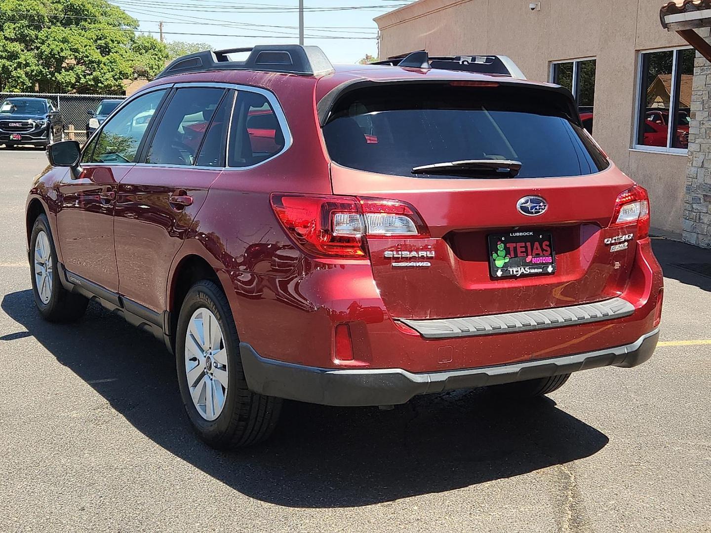 2017 RED /Warm Ivory - WIC50 Subaru Outback 2.5i Premium (4S4BSAHC1H3) with an 2.5L H-4 DOHC, variable valve control, regular unleaded, engine with 175HP engine, located at 4110 Avenue Q, Lubbock, 79412, 33.556553, -101.855820 - 05/07/2026 KEY IN ENVELOPE GOD - Photo#2