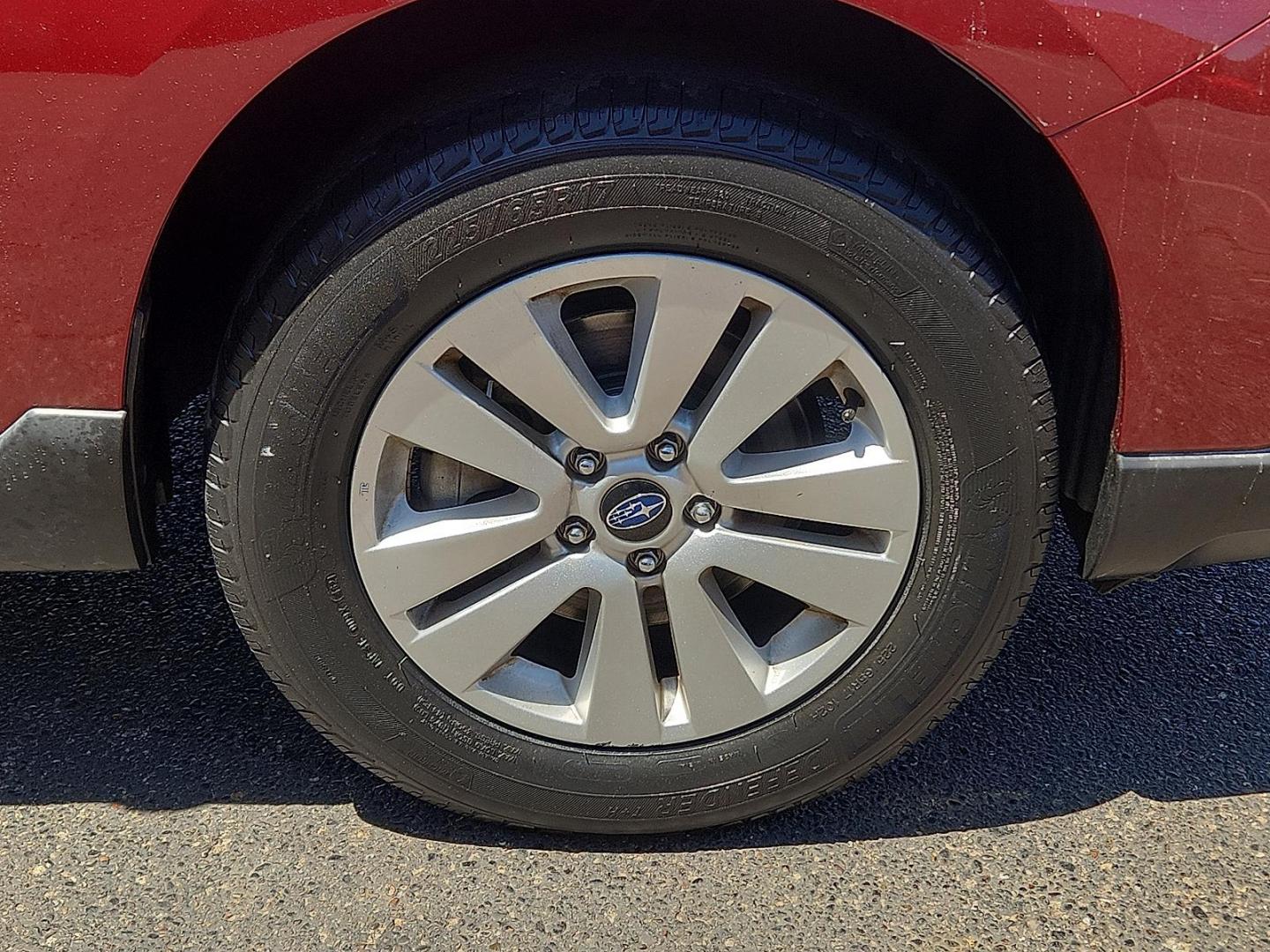 2017 RED /Warm Ivory - WIC50 Subaru Outback 2.5i Premium (4S4BSAHC1H3) with an 2.5L H-4 DOHC, variable valve control, regular unleaded, engine with 175HP engine, located at 4110 Avenue Q, Lubbock, 79412, 33.556553, -101.855820 - 05/07/2026 KEY IN ENVELOPE GOD - Photo#4