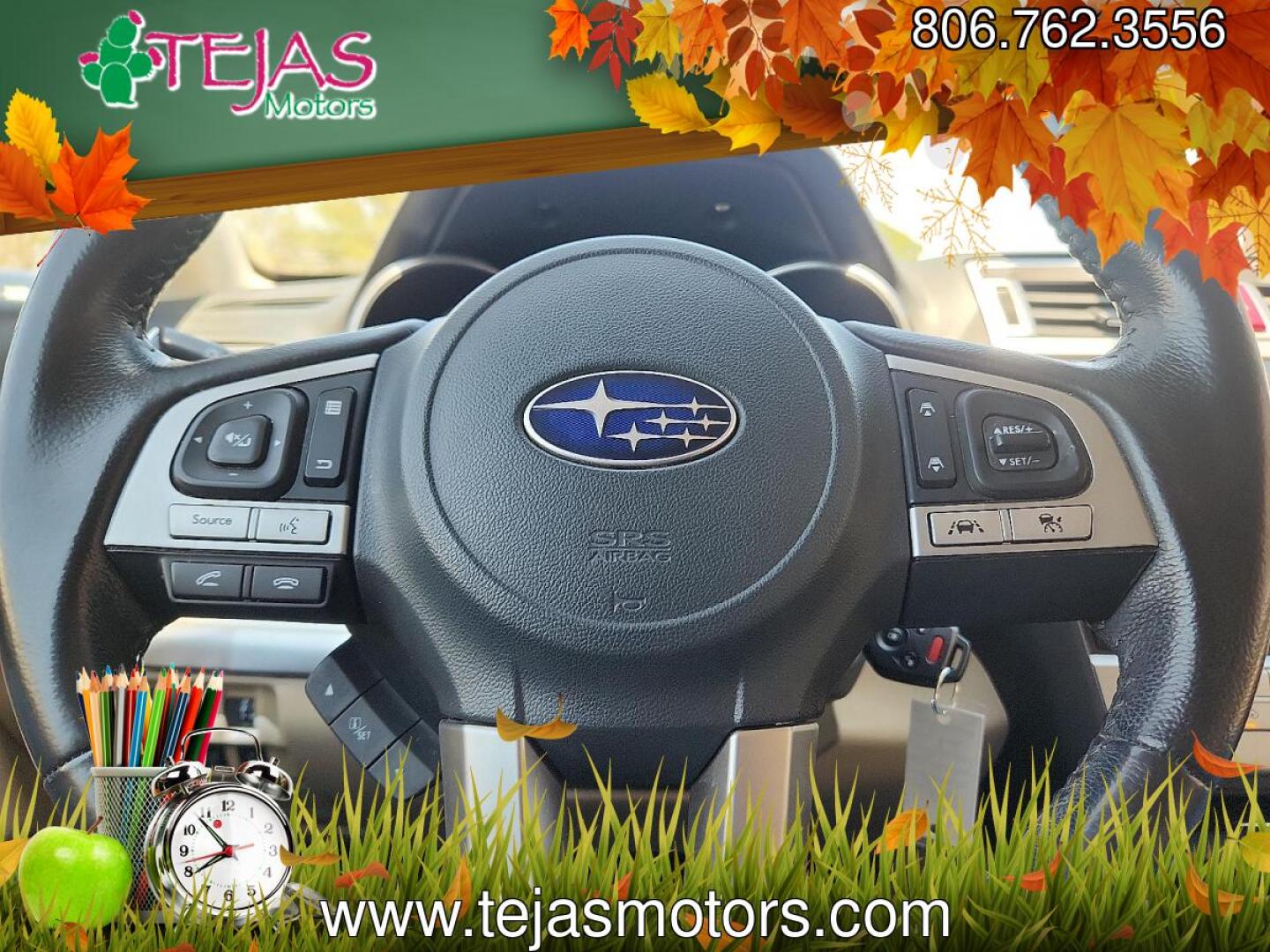 2017 RED /Warm Ivory - WIC50 Subaru Outback 2.5i Premium (4S4BSAHC1H3) with an 2.5L H-4 DOHC, variable valve control, regular unleaded, engine with 175HP engine, located at 4110 Avenue Q, Lubbock, 79412, 33.556553, -101.855820 - 05/07/2026 KEY IN ENVELOPE GOD- Photo#10